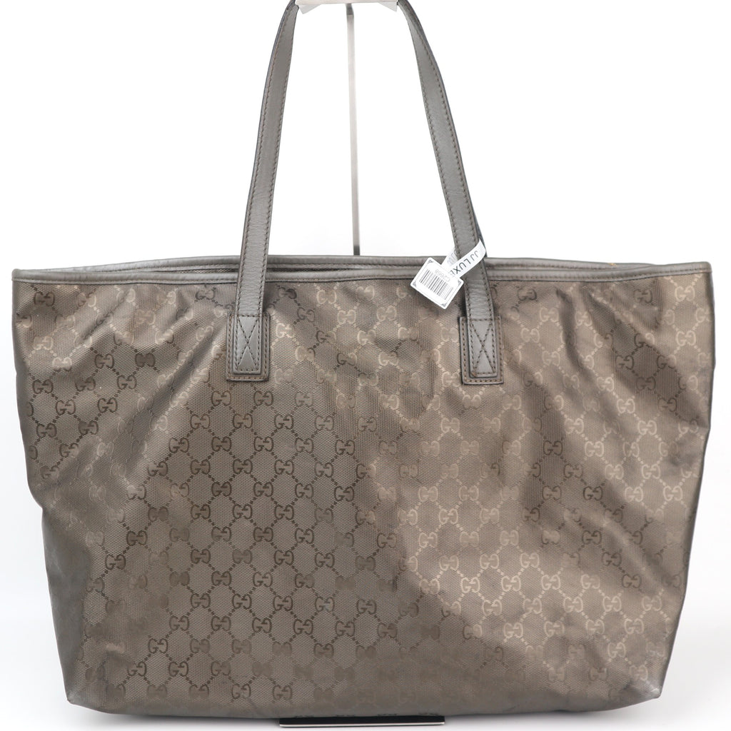 C2668 Gucci Tote Bag GG Imprimé Large | Pre-Owned Very Good Light Purple Polyvinyl chloride (PVC) GG Imprimé