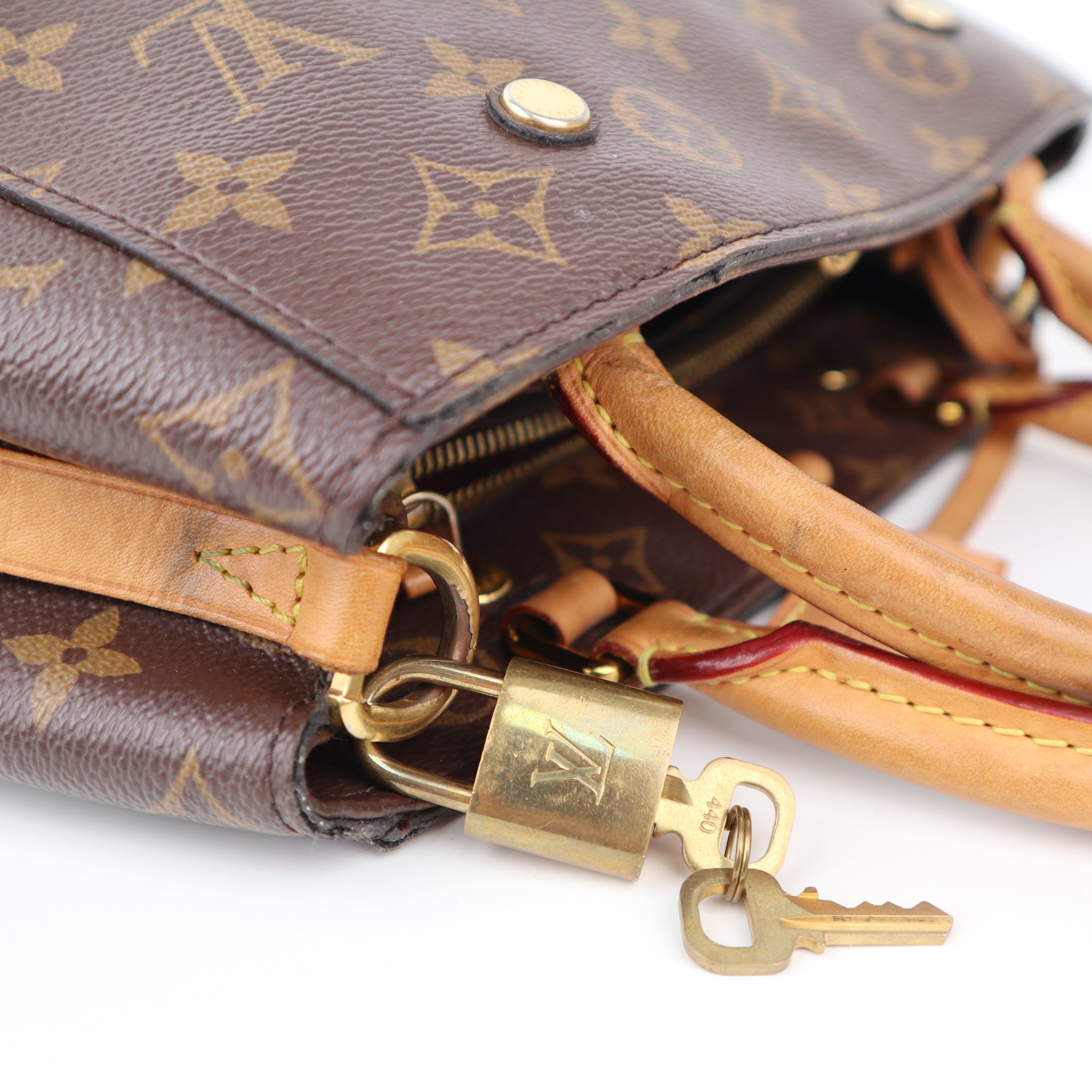 C1201  Louis Vuitton Monogram Canvas Montaigne BB Bag-Pre Owned