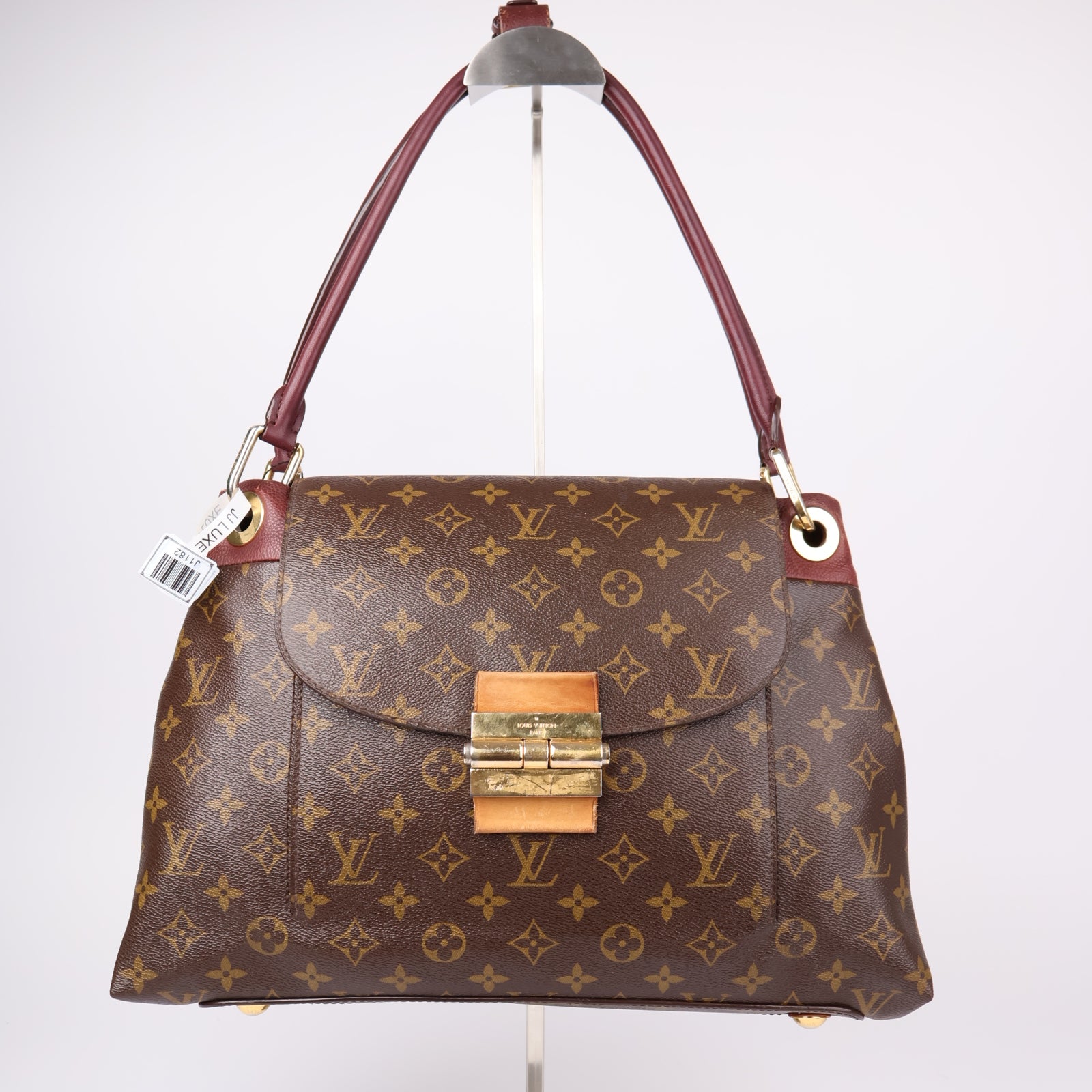 J1182-LOUIS VUITTON Camel Monogram Canvas Olympe Bag- Pre Owned