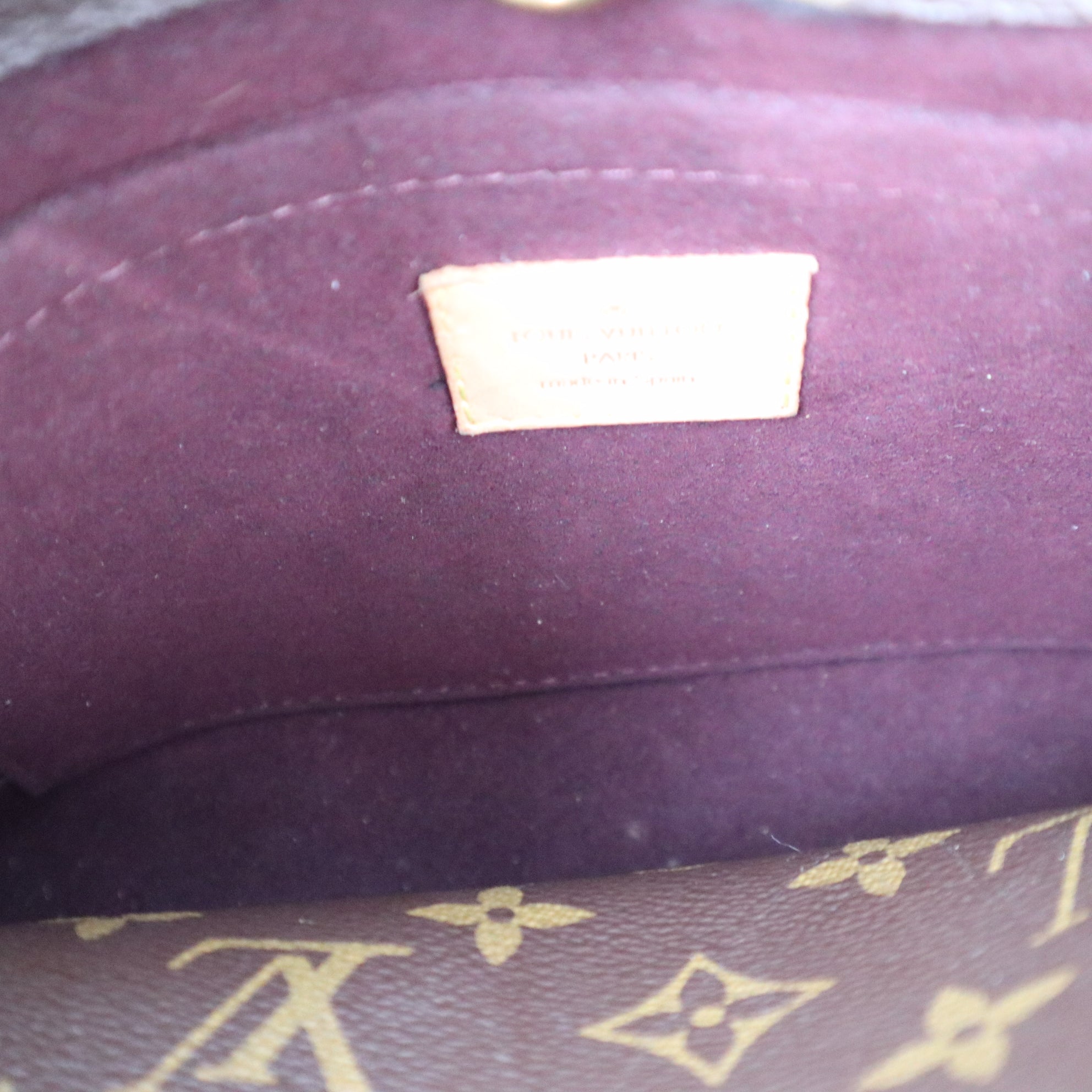 C1201  Louis Vuitton Monogram Canvas Montaigne BB Bag-Pre Owned