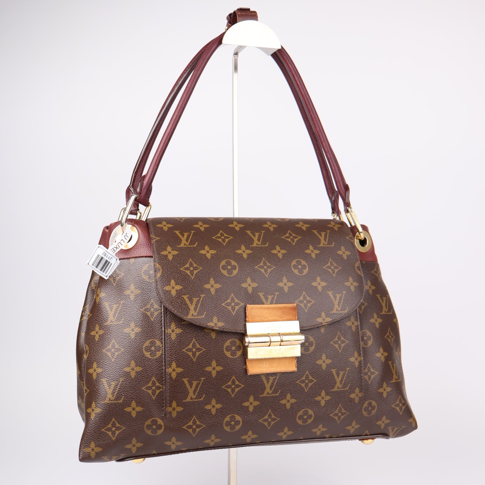 J1182-LOUIS VUITTON Camel Monogram Canvas Olympe Bag- Pre Owned