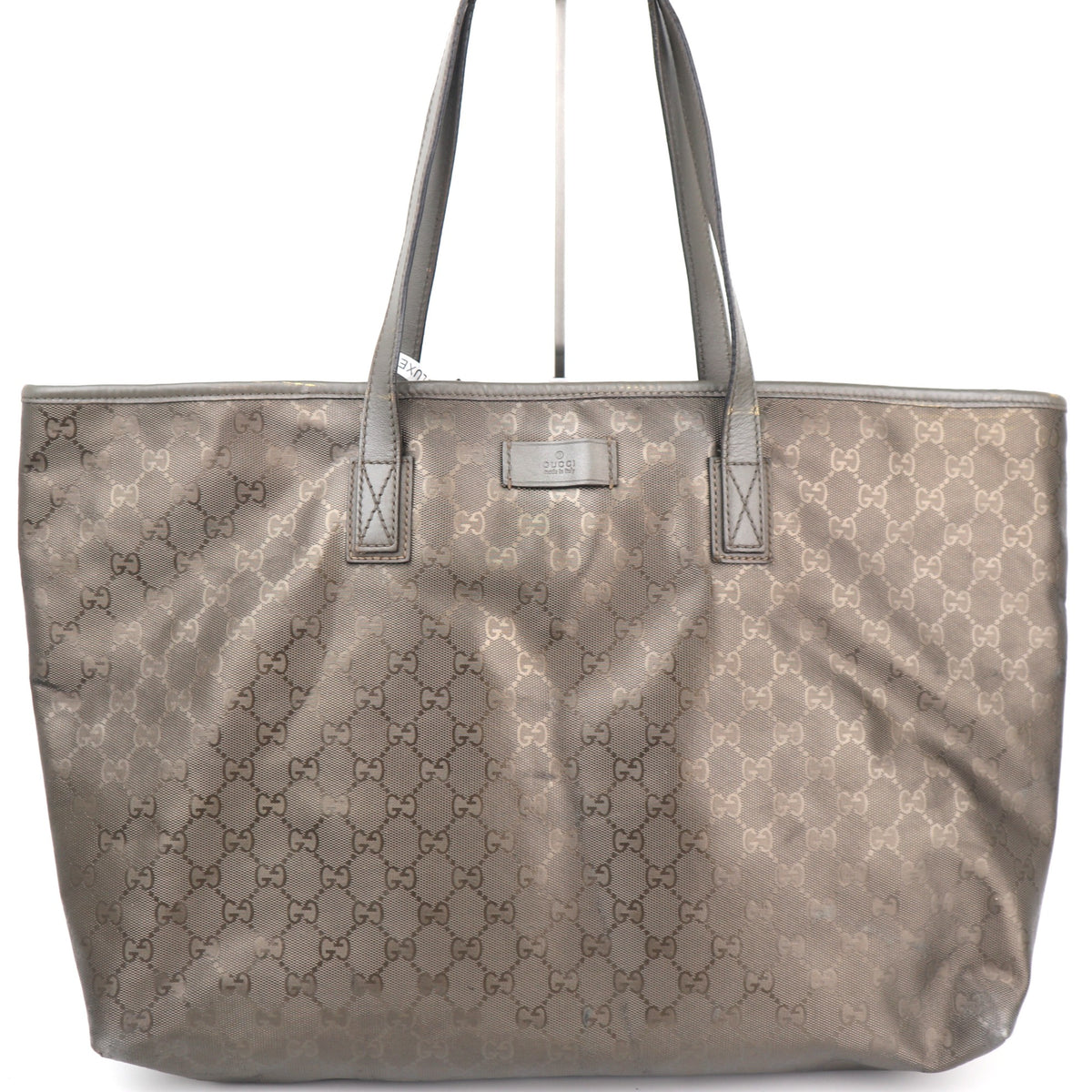 C2668 Gucci Tote Bag GG Imprimé Large | Pre-Owned Very Good Light Purple Polyvinyl chloride (PVC) GG Imprimé