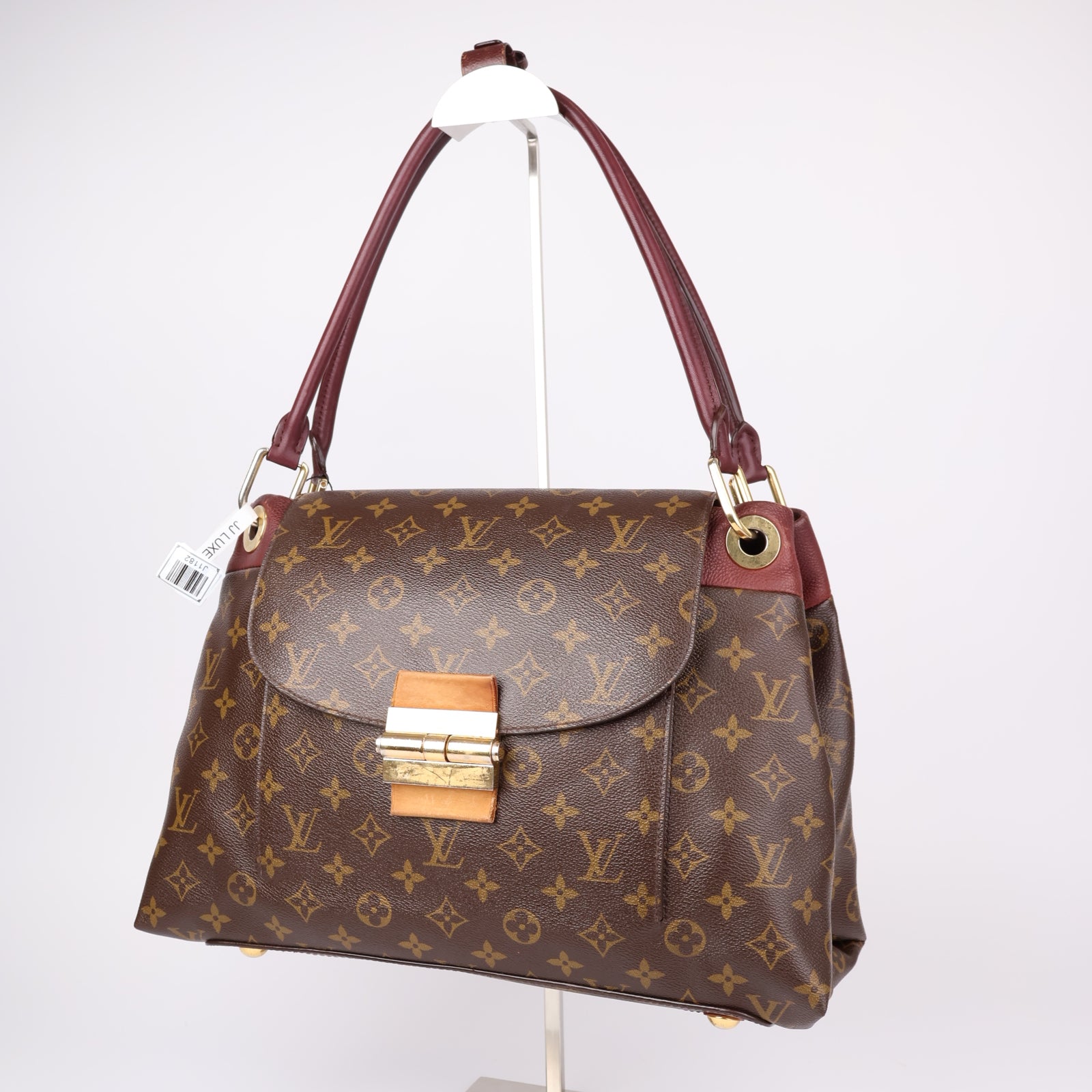 J1182-LOUIS VUITTON Camel Monogram Canvas Olympe Bag- Pre Owned