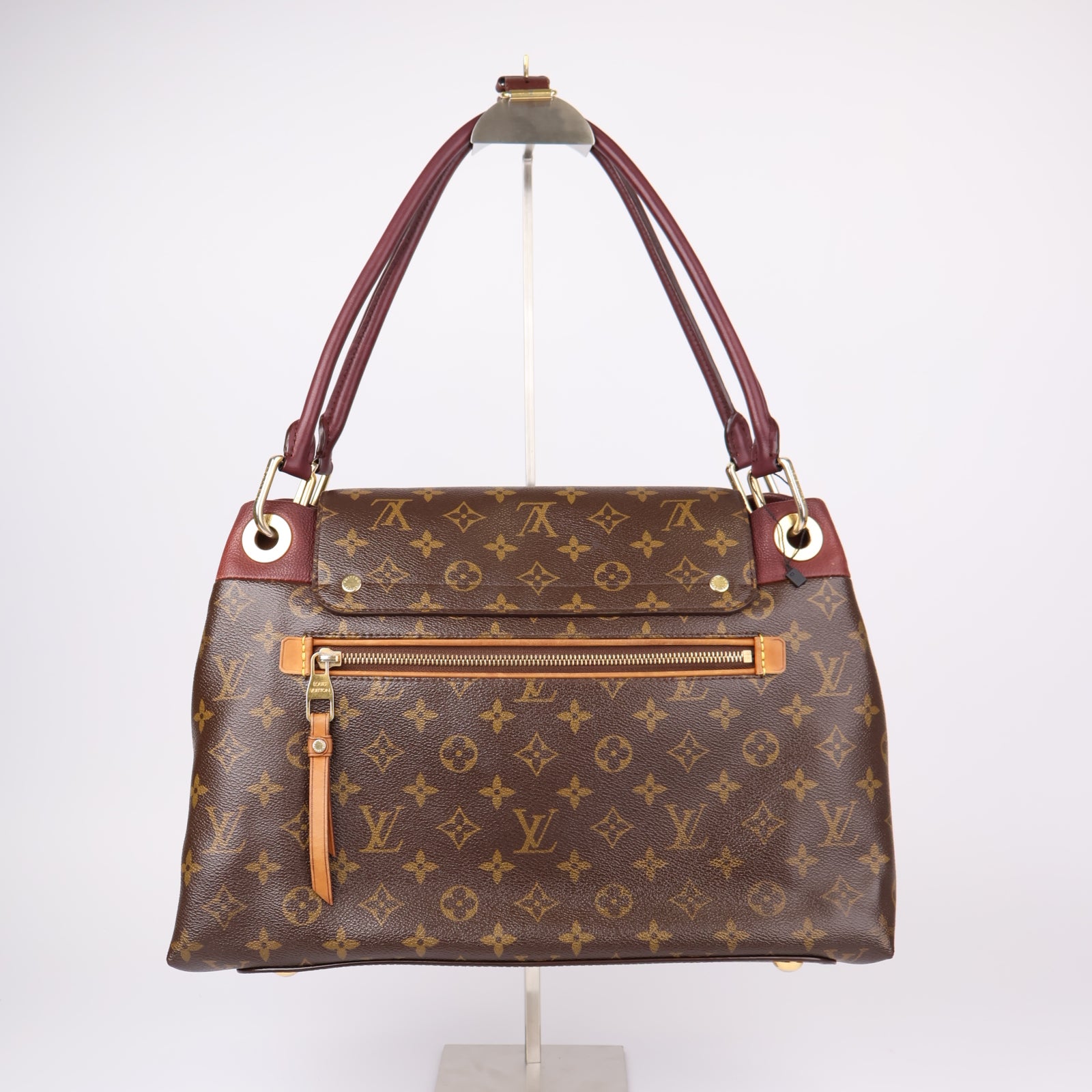 J1182-LOUIS VUITTON Camel Monogram Canvas Olympe Bag- Pre Owned