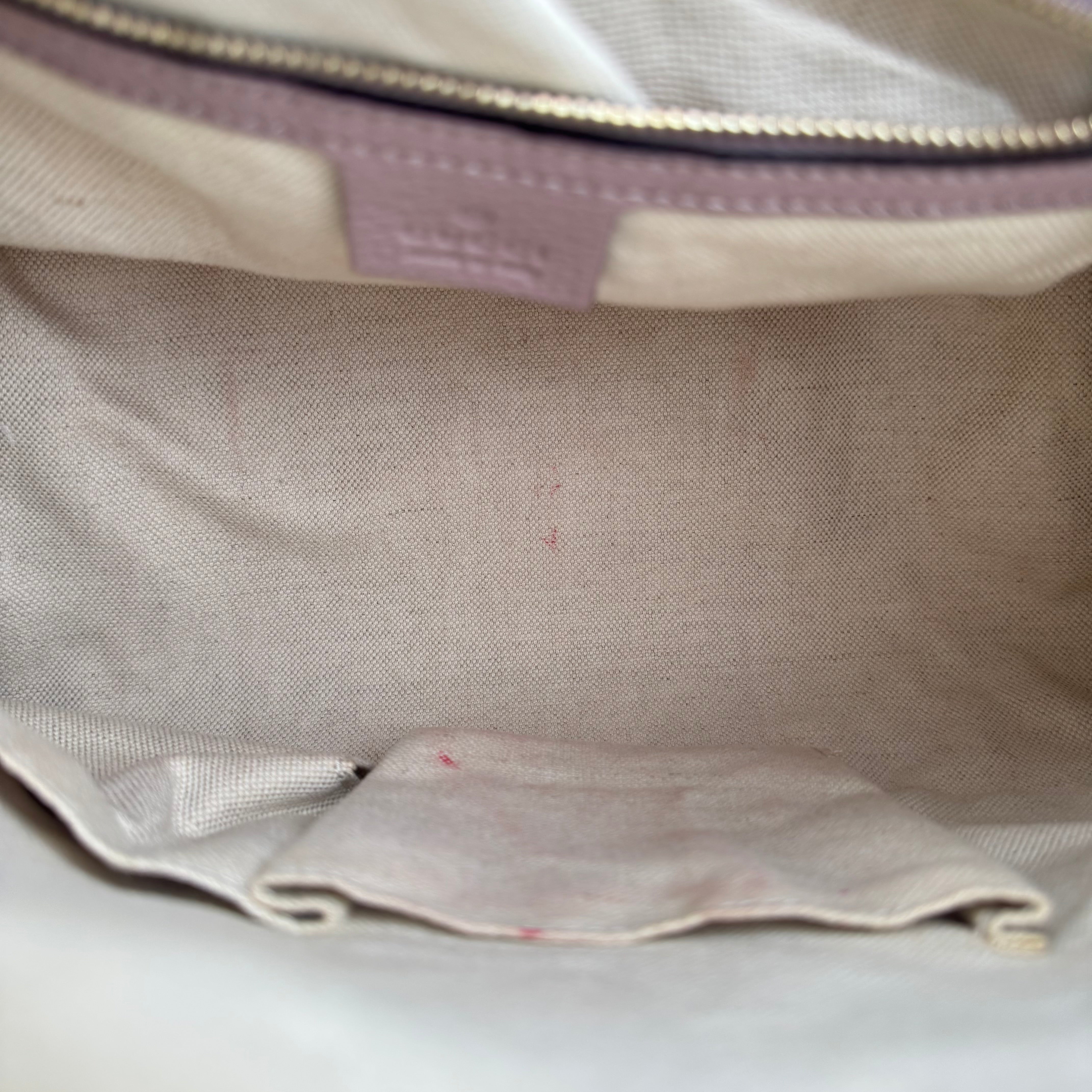 J3575 Gucci Boston Bowling Bag Guccissima Canvas- Pre Owned