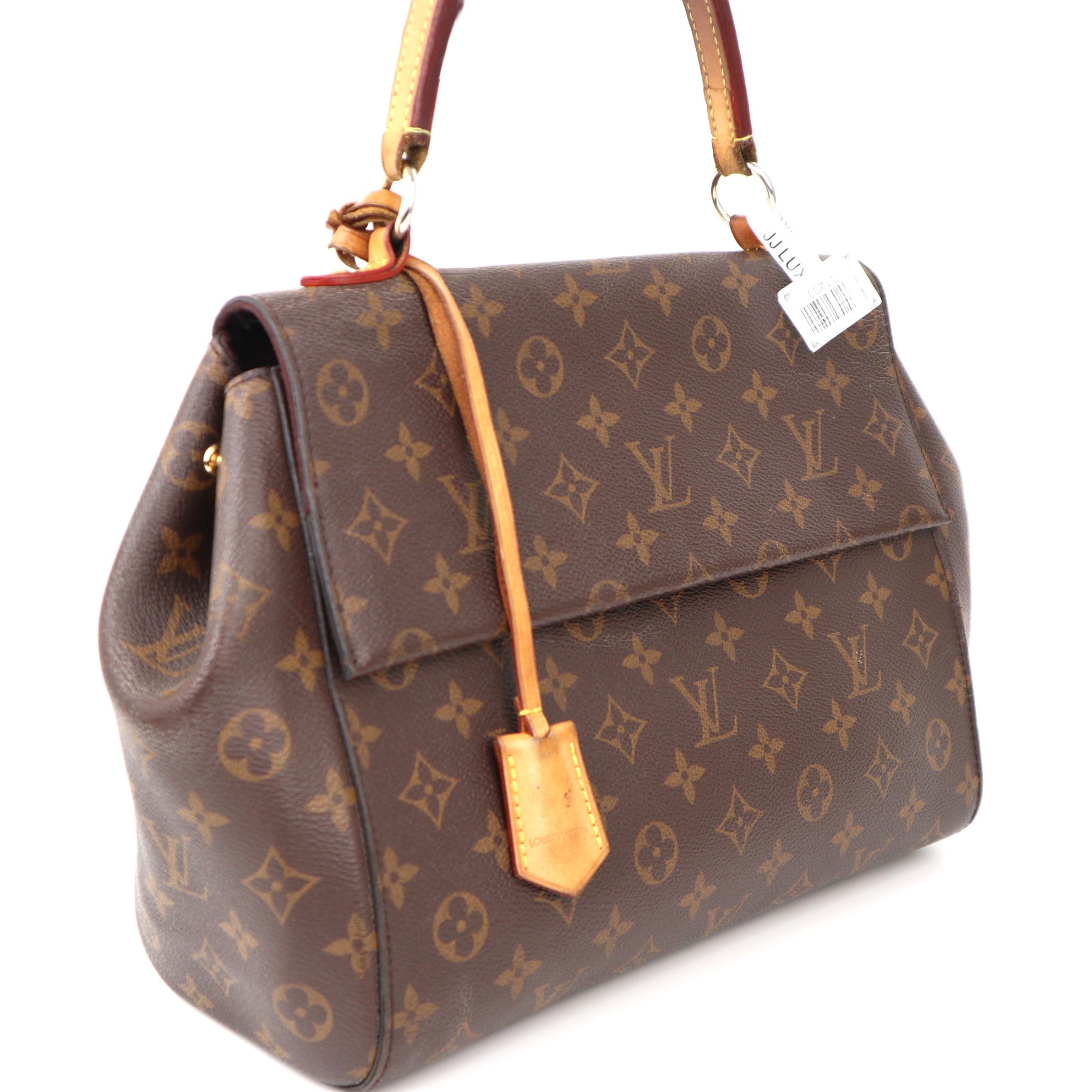 C1203 Louis Vuitton  Cluny Top Handle Bag Monogram-Pre Owned