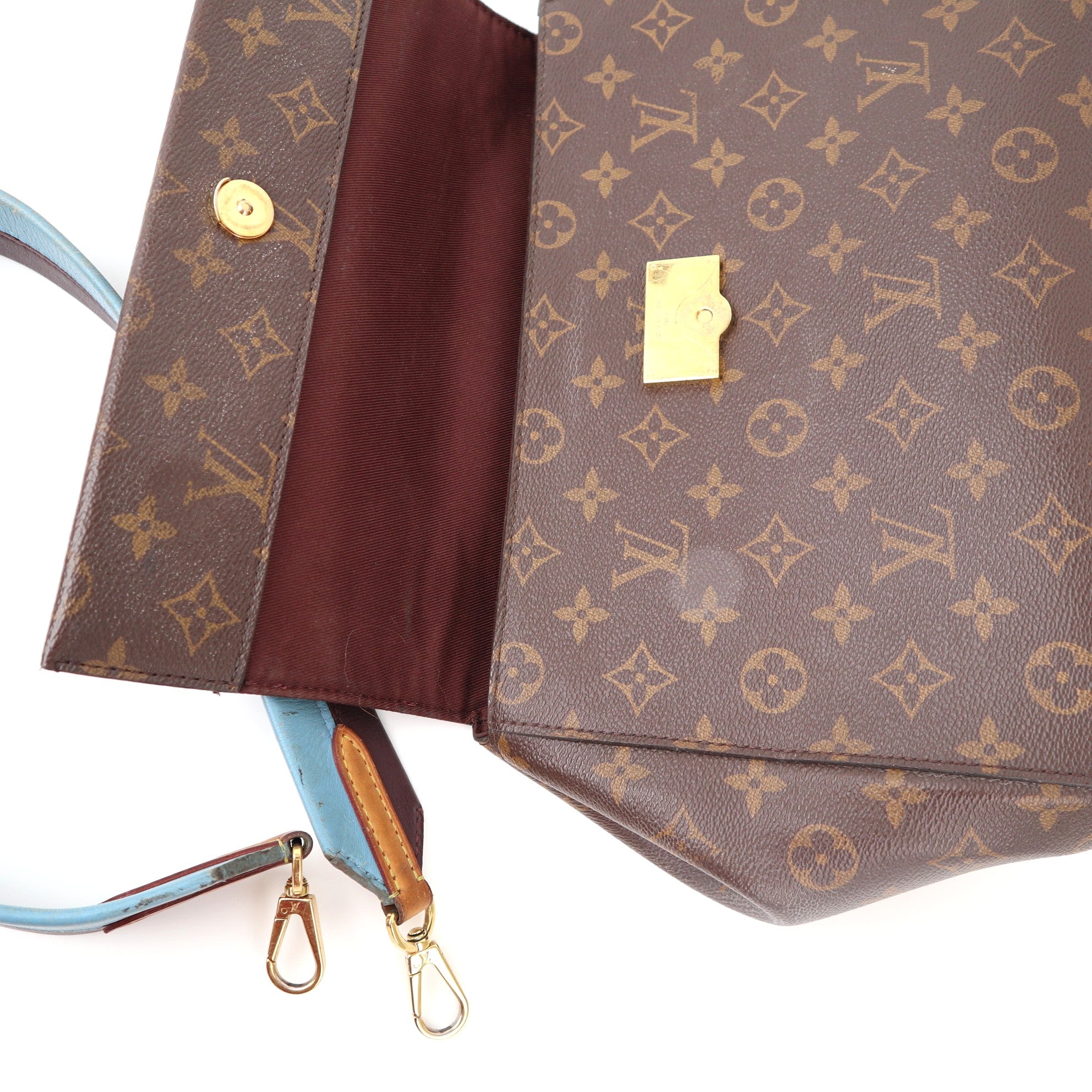 C1203 Louis Vuitton  Cluny Top Handle Bag Monogram-Pre Owned