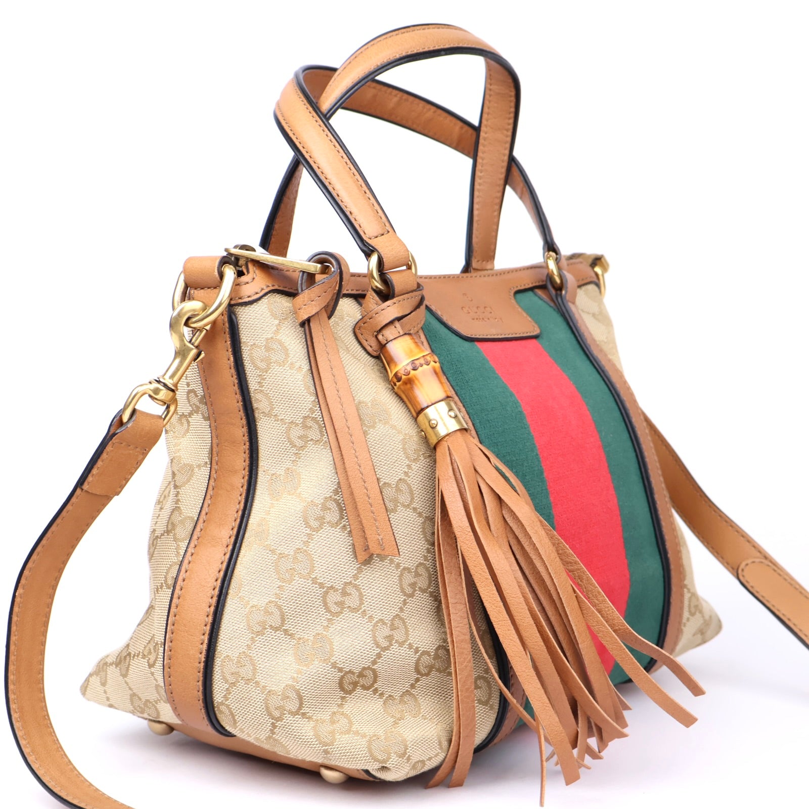 J1198 Gucci Rania Convertible Top Handle Bag- Pre Owned