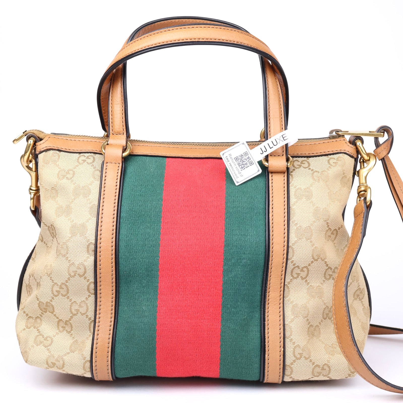 J1198 Gucci Rania Convertible Top Handle Bag- Pre Owned