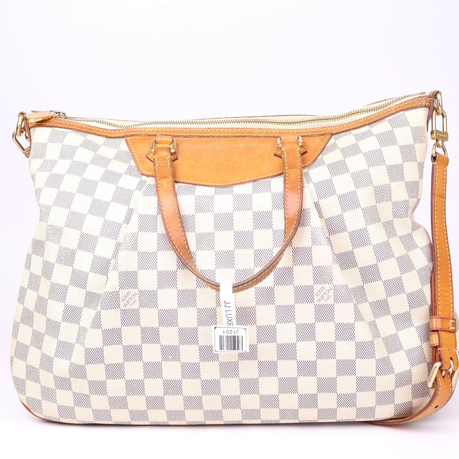J1201 Louis Vuitton Pre-Owned Siracusa Handbag Damier GM- Pre Owned