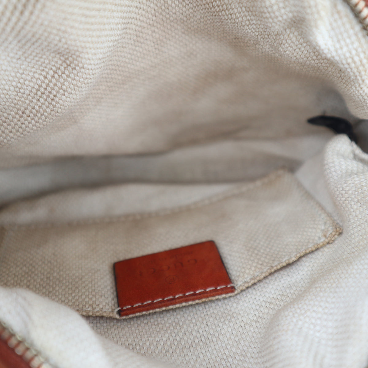 C2671 Gucci Crossbody Bag Orange Nubuck Leather Mini Soho Round Chain Crossbody Bag | Pre-Owned Very Good Orange Nubuck leather, Leather