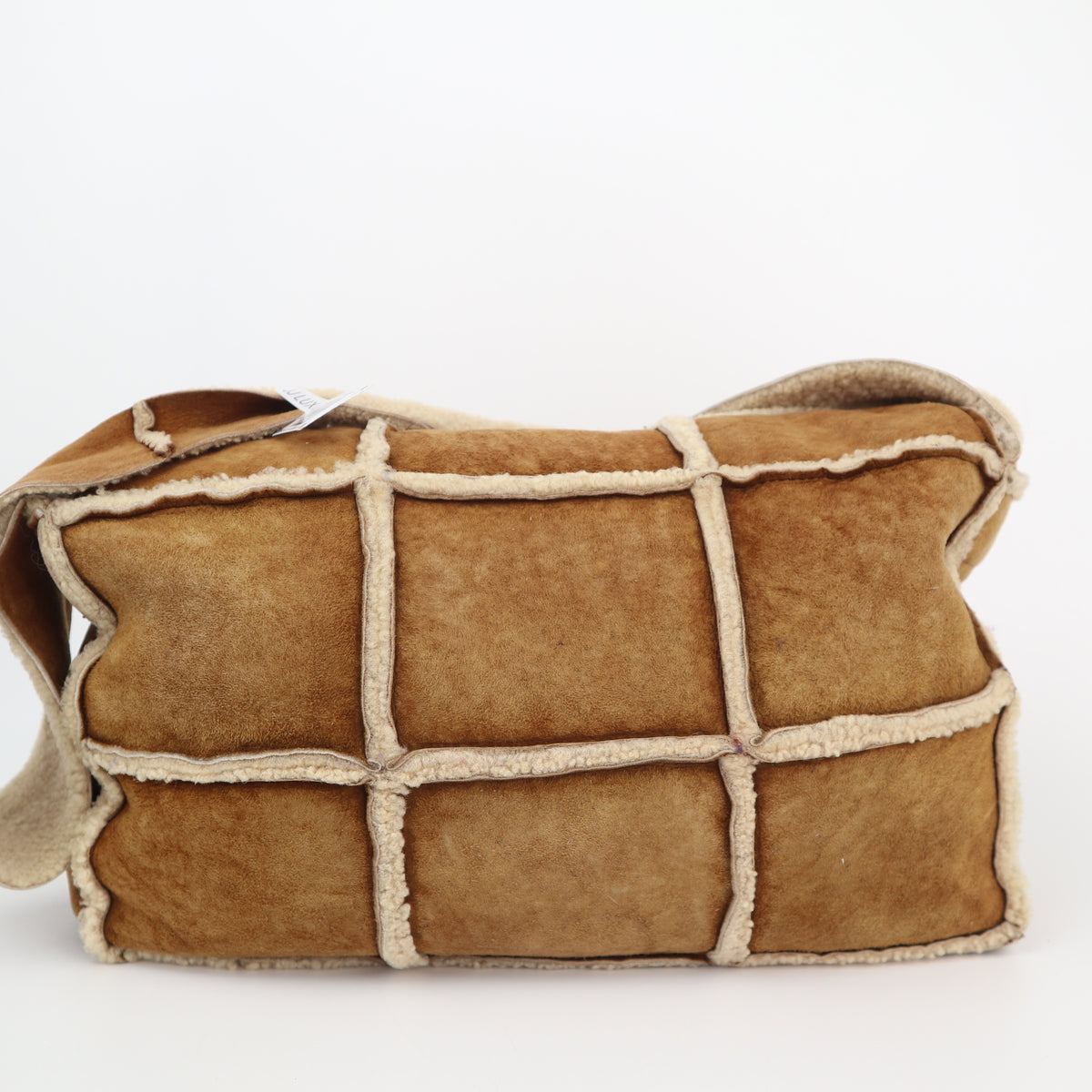 C2672 Chanel Shoulder Bag Suede & Shearling Vintage Shoulder Bag | Pre-Owned Very Good Suede, Shearling