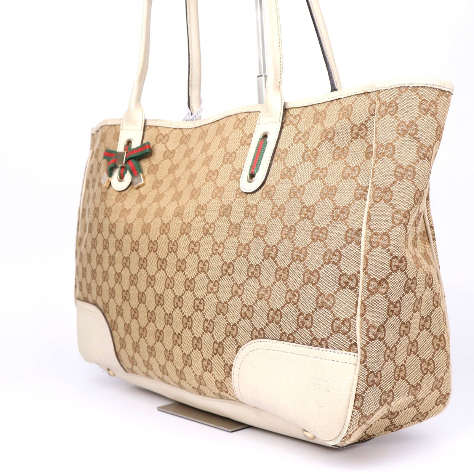J1200 Gucci Princy Tote GG Canvas Bag- Pre Owned