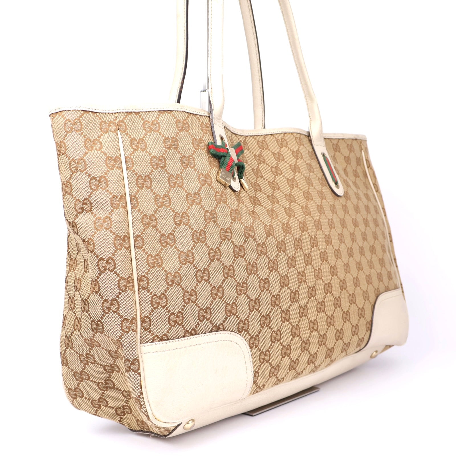 J1200 Gucci Princy Tote GG Canvas Bag- Pre Owned