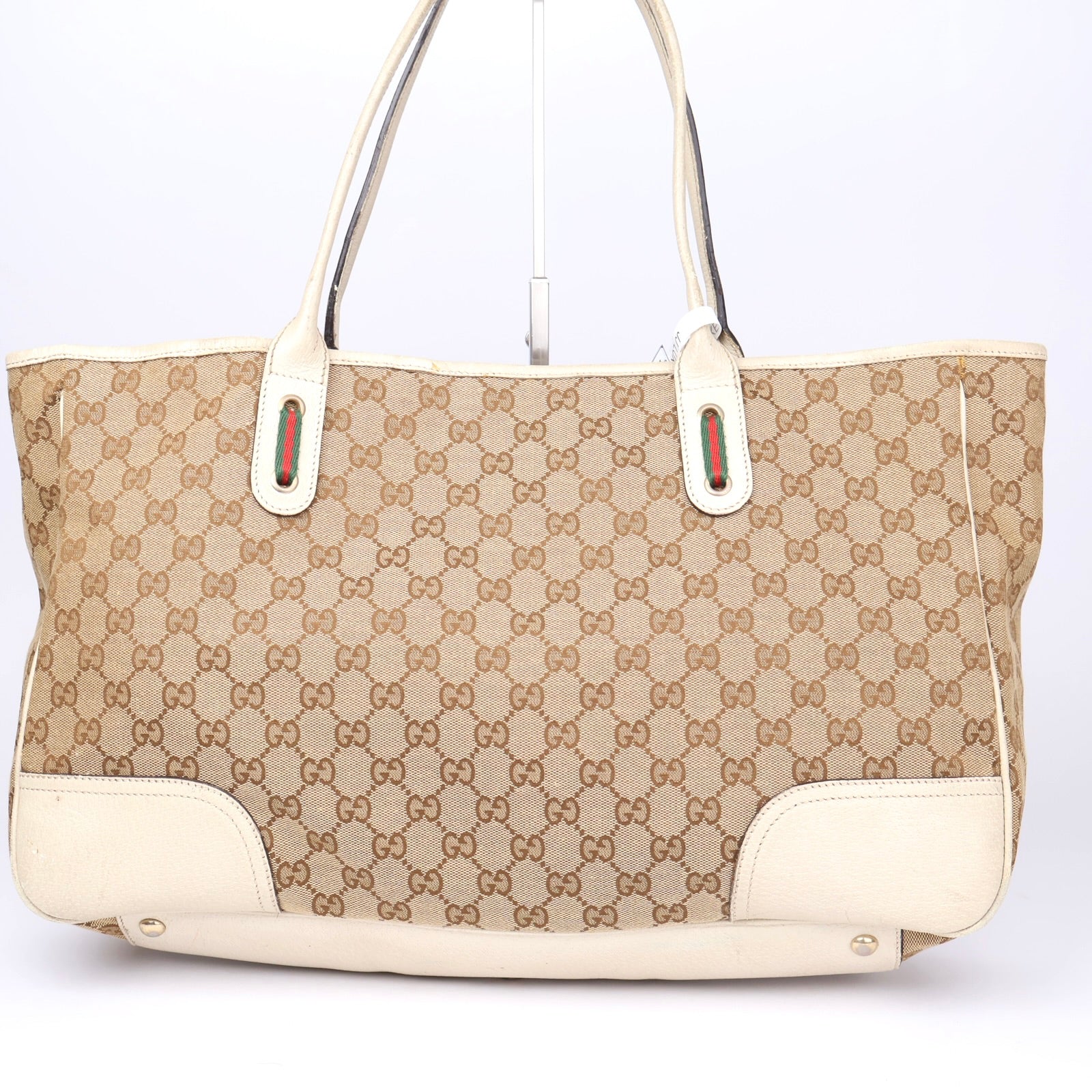 J1200 Gucci Princy Tote GG Canvas Bag- Pre Owned