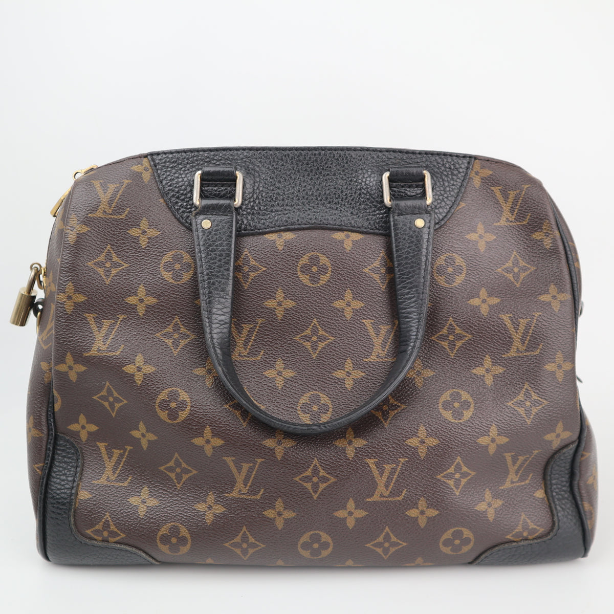 C2673 Louis Vuitton Top Handle Bag Monogram Retiro NM Handbag | Pre-Owned Very Good Brown Monogram Canvas
