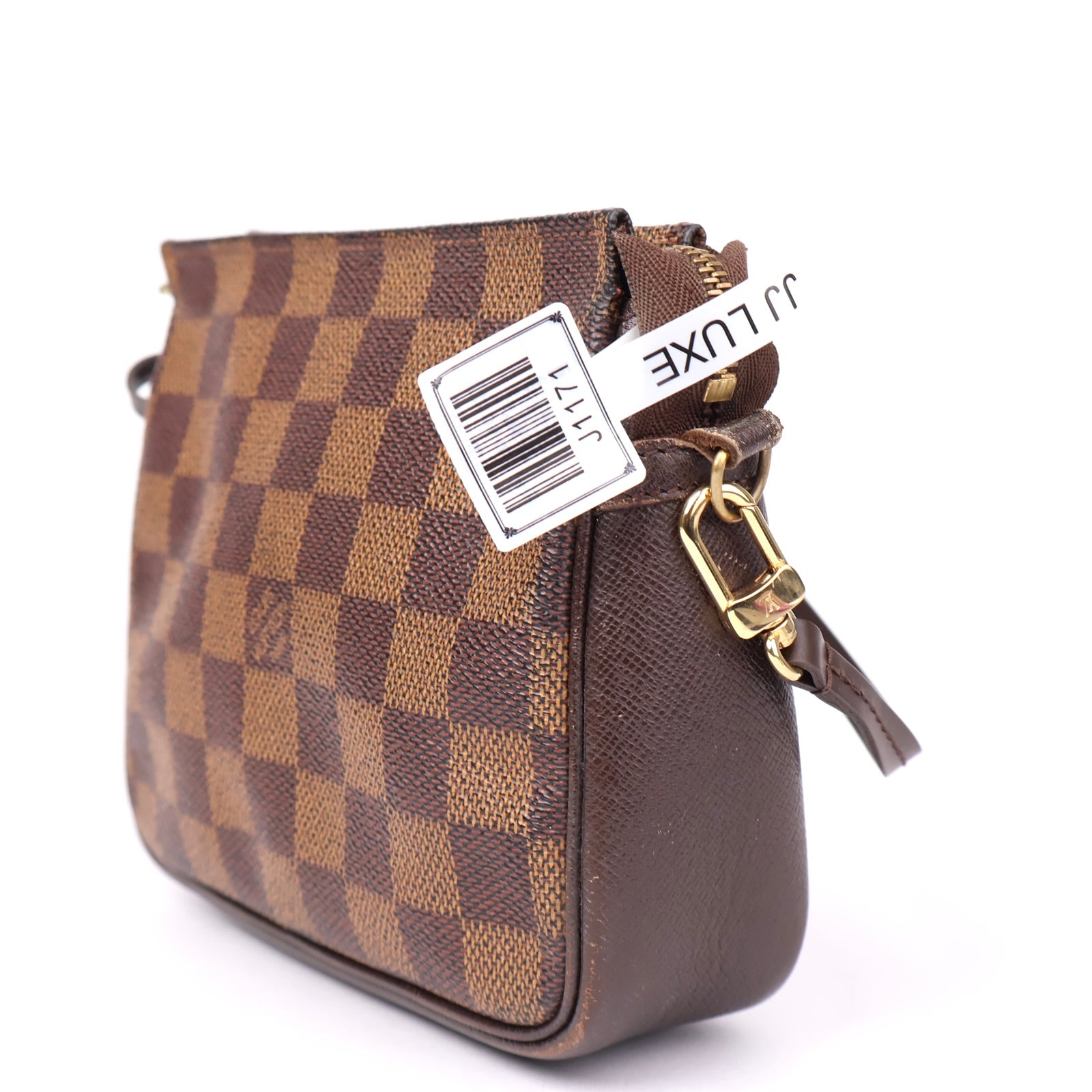 J1171 Louis Vuitton Damier Ebene Pouch- Pre Owned
