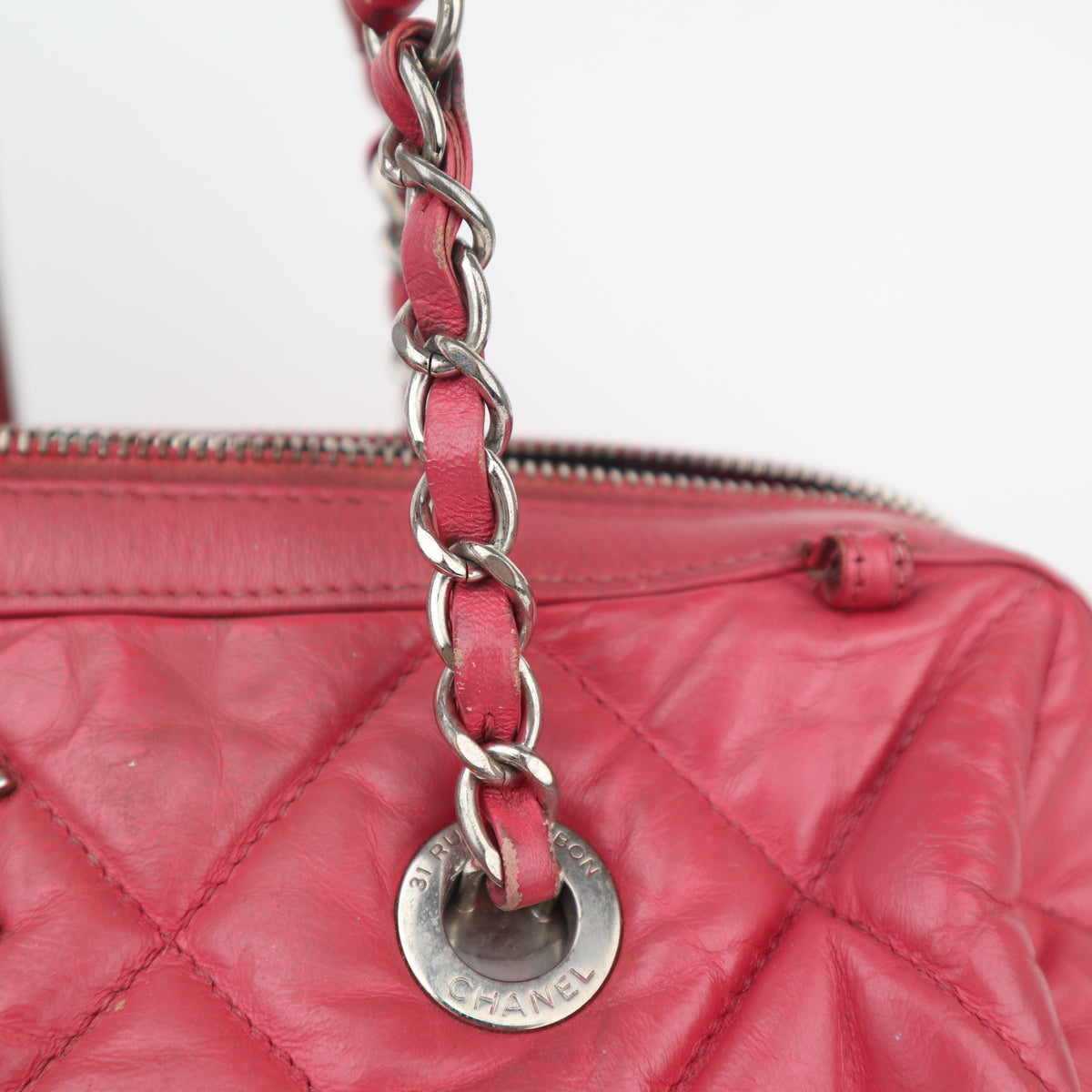 C2678 Chanel Shoulder Bag 19B/20C Express Bowling Bag | Pre-Owned Very Good
