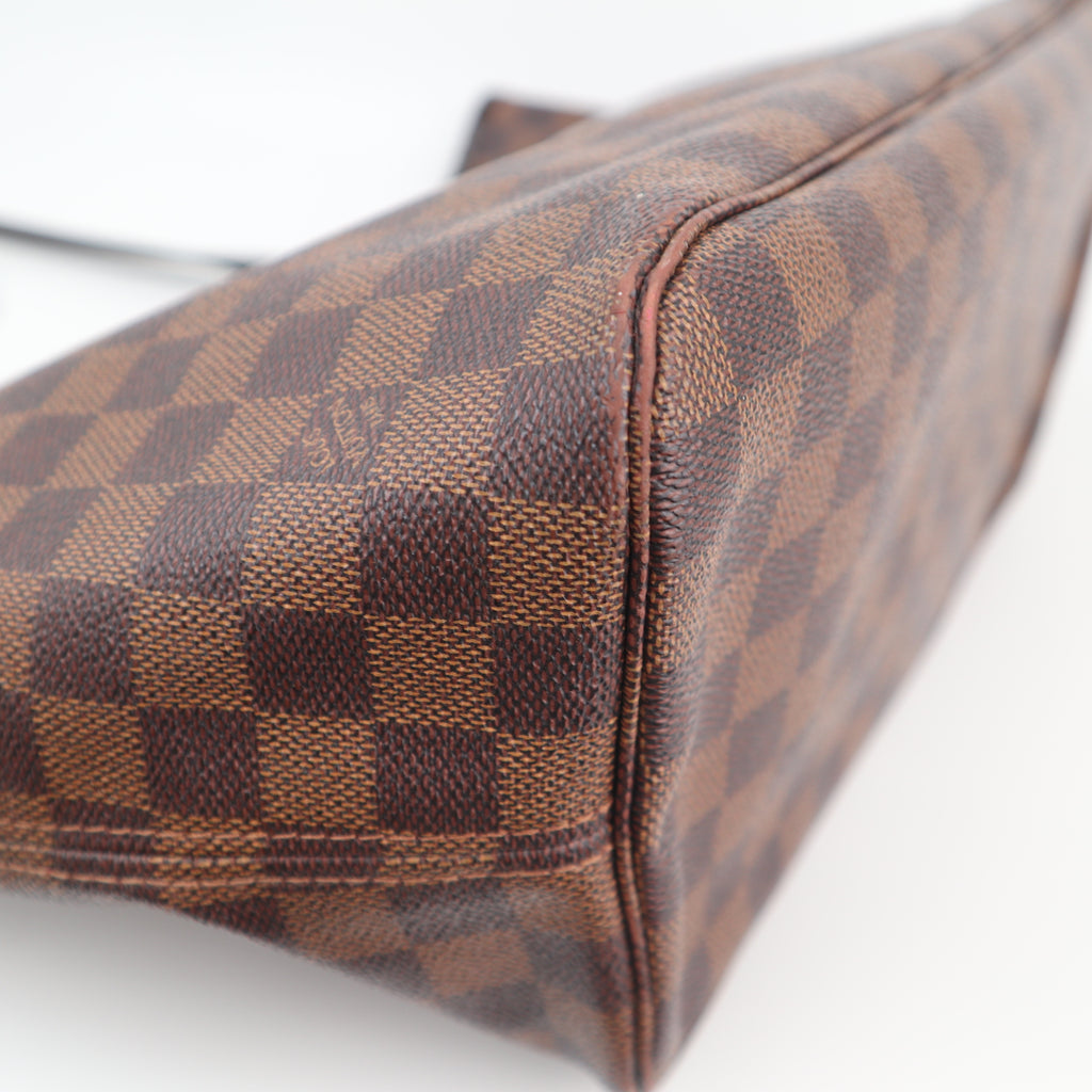 C2681R Louis Vuitton Tote Bag Damier Ebène Neverfull MM | Pre-Owned Excellent Brown Damier Ebene Canvas