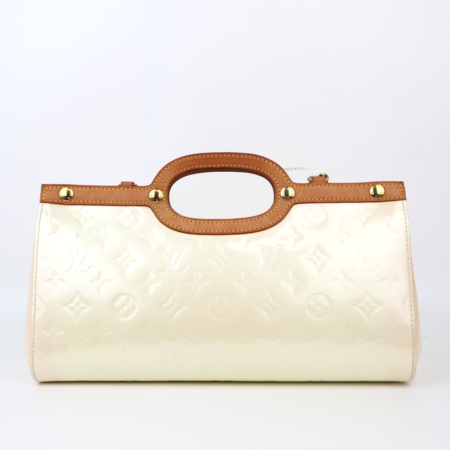 C1211 Louis Vuitton Perle Monogram Vernis Roxbury Drive Bag -Pre Owned