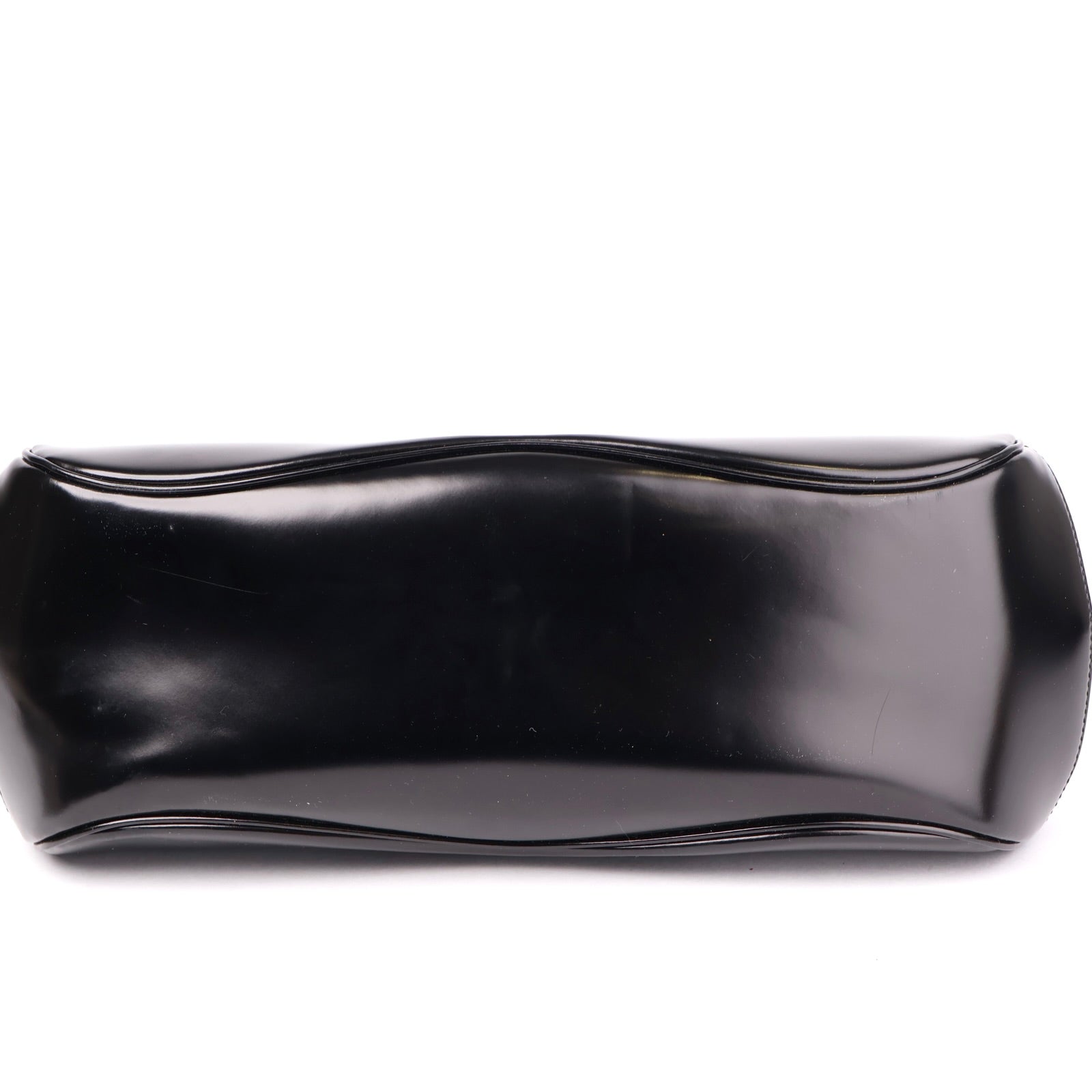 J1149 Gucci Black Bamboo Leather Lady Lock- Pre Owned