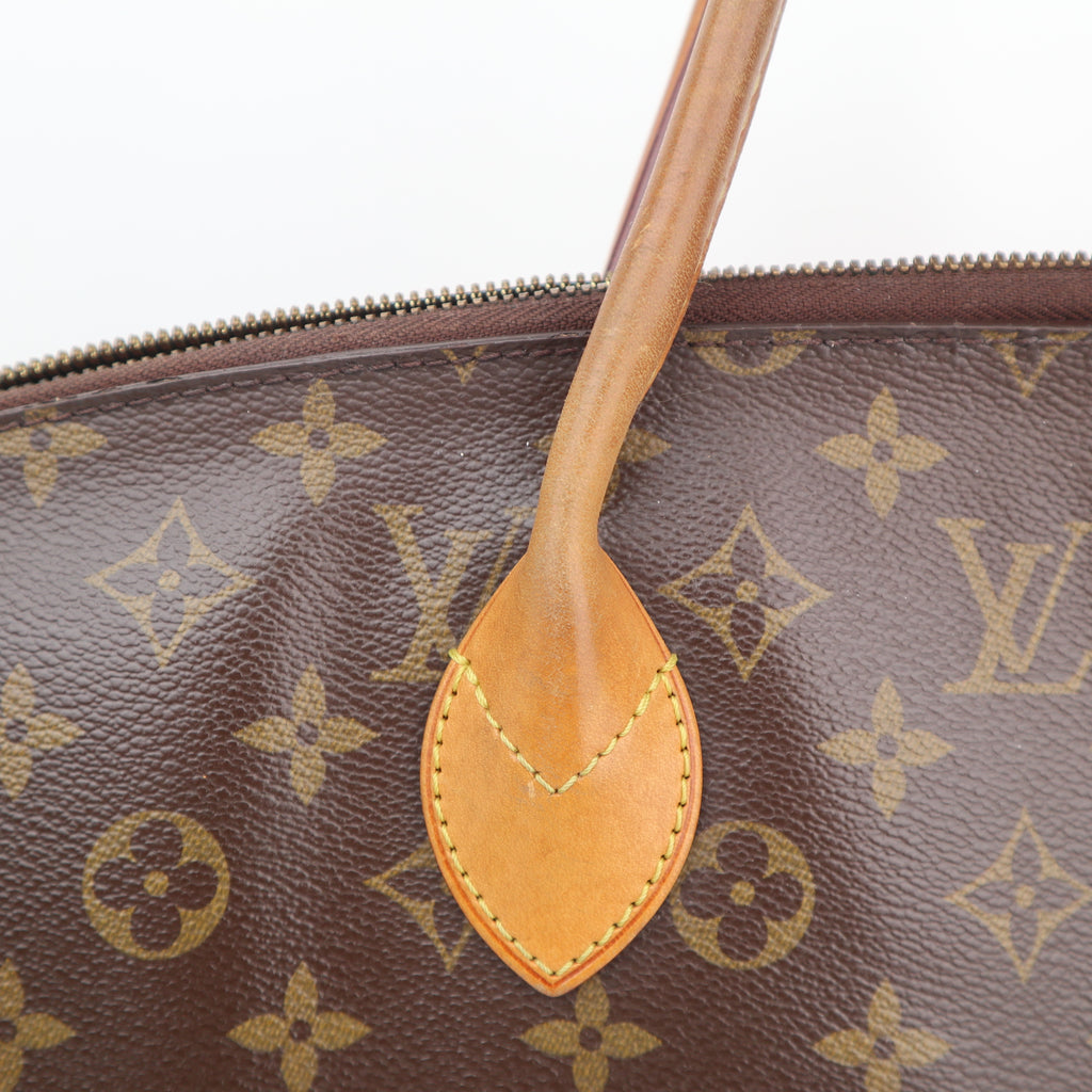C2689 Louis Vuitton Shoulder Bag Monogram Lockit MM | Pre-Owned Very Good Brown Monogram Canvas