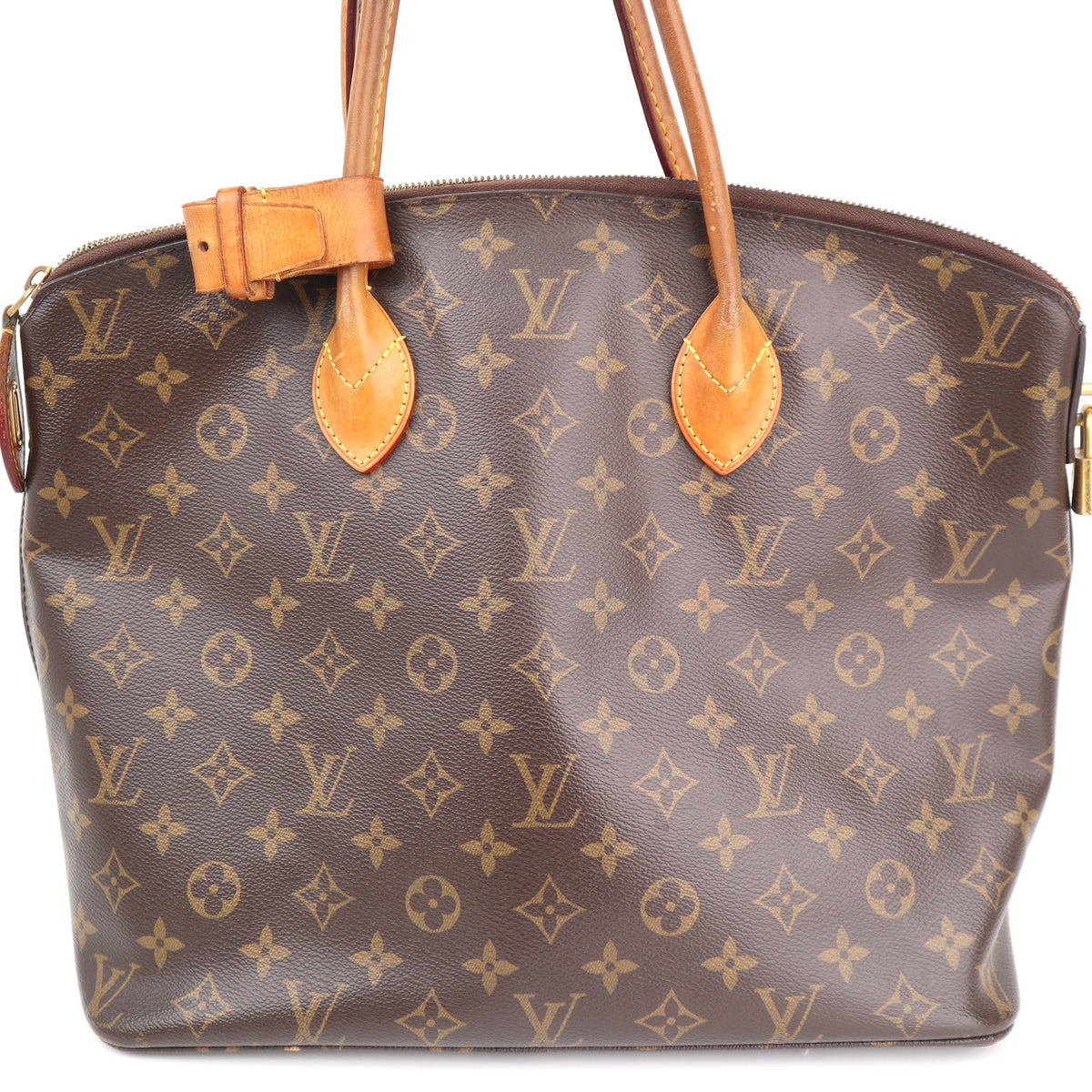 C2689 Louis Vuitton Shoulder Bag Monogram Lockit MM | Pre-Owned Very Good Brown Monogram Canvas