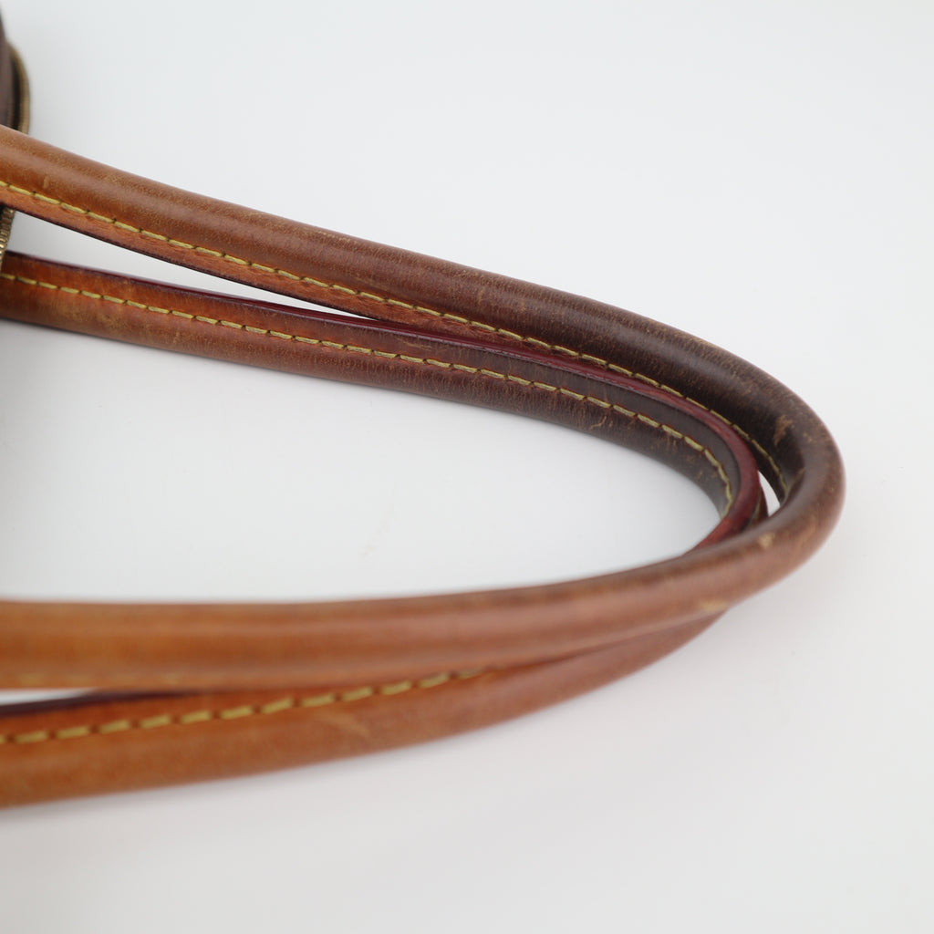 C2689 Louis Vuitton Shoulder Bag Monogram Lockit MM | Pre-Owned Very Good Brown Monogram Canvas