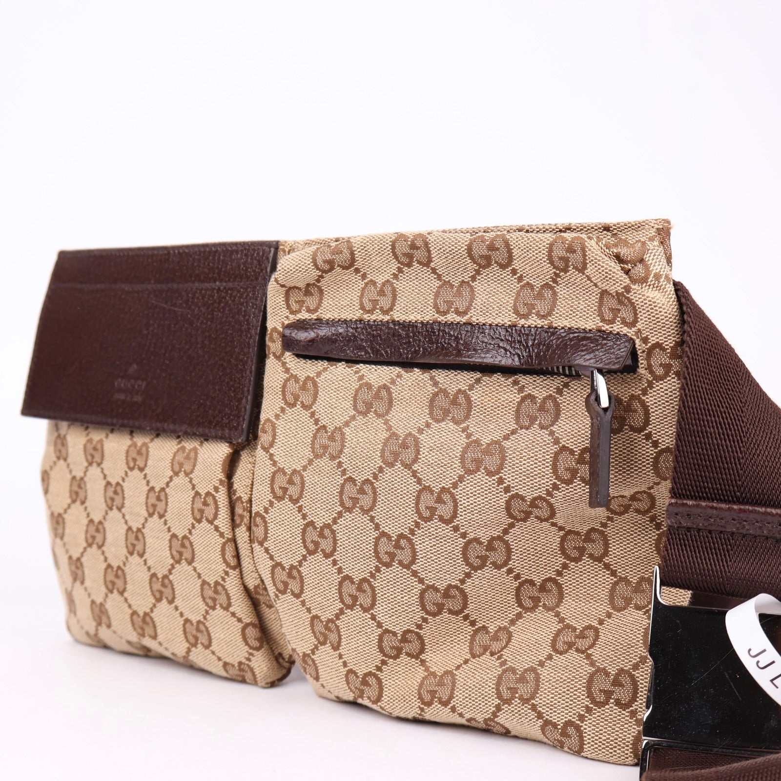J1138 Gucci GG Sherry Line Waist Bag- Pre Owned