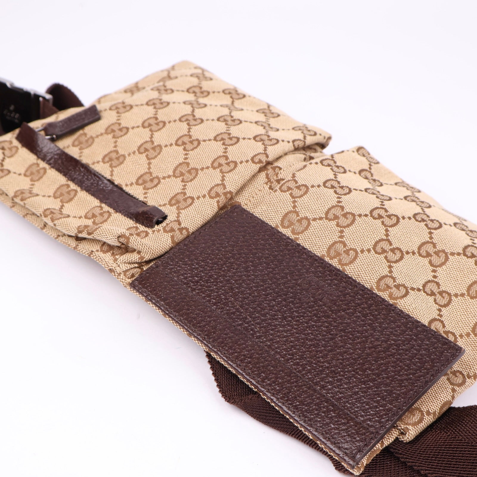 J1138 Gucci GG Sherry Line Waist Bag- Pre Owned