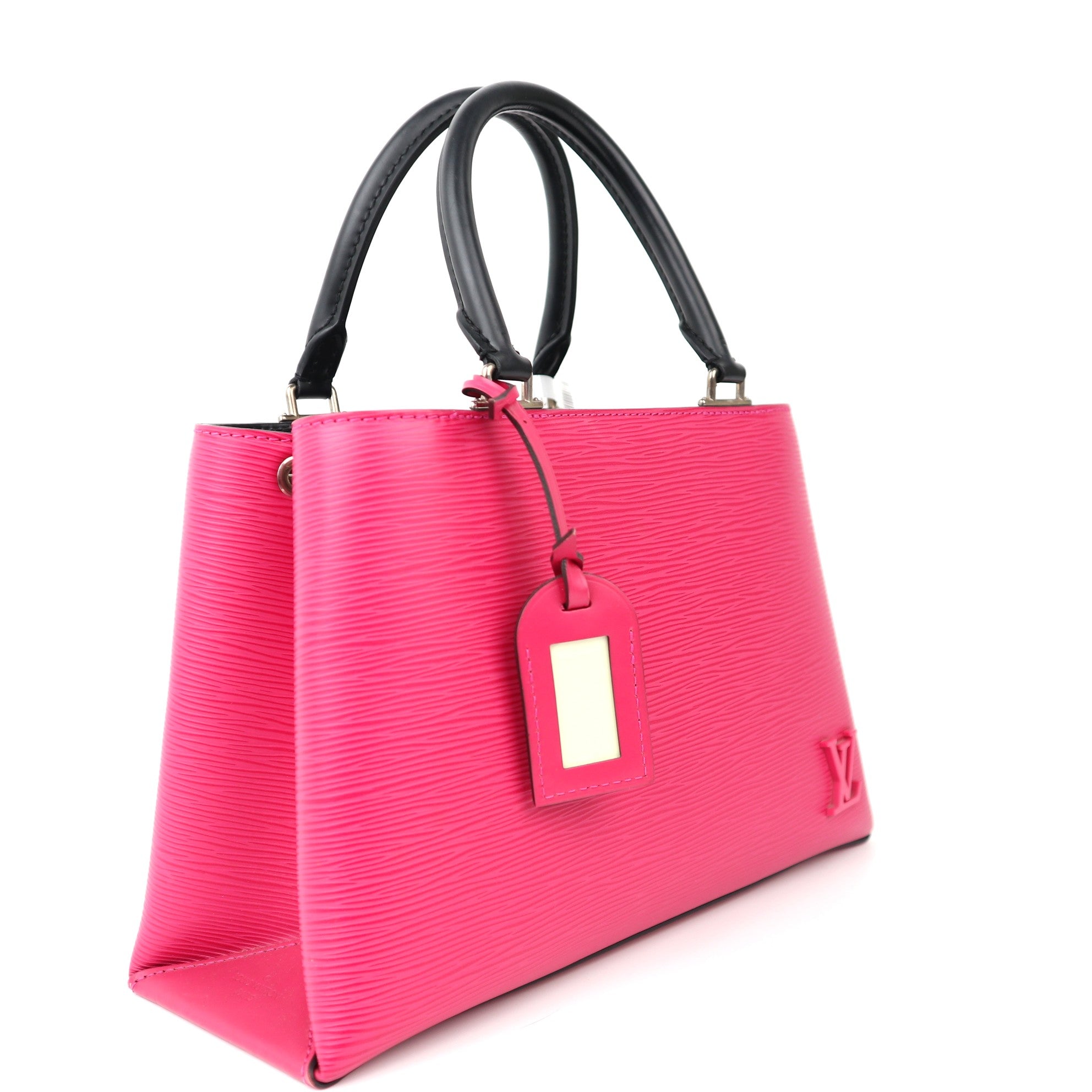 C1214 Louis Vuitton Hot Pink Epi Leather Kleber  PM Bag-Pre Owned