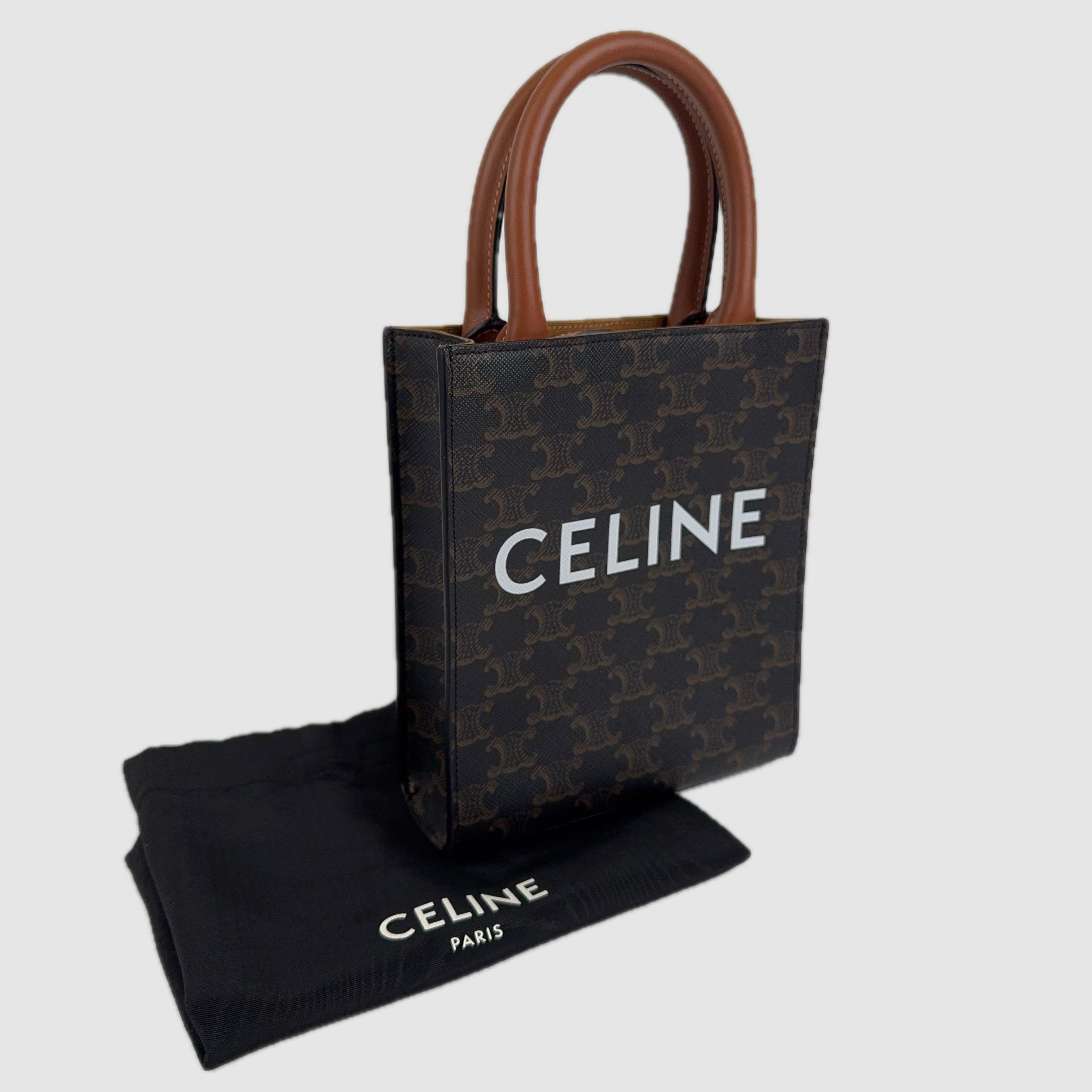 PRE OWNED - Celine Vertical Cabas Shoulder Bag