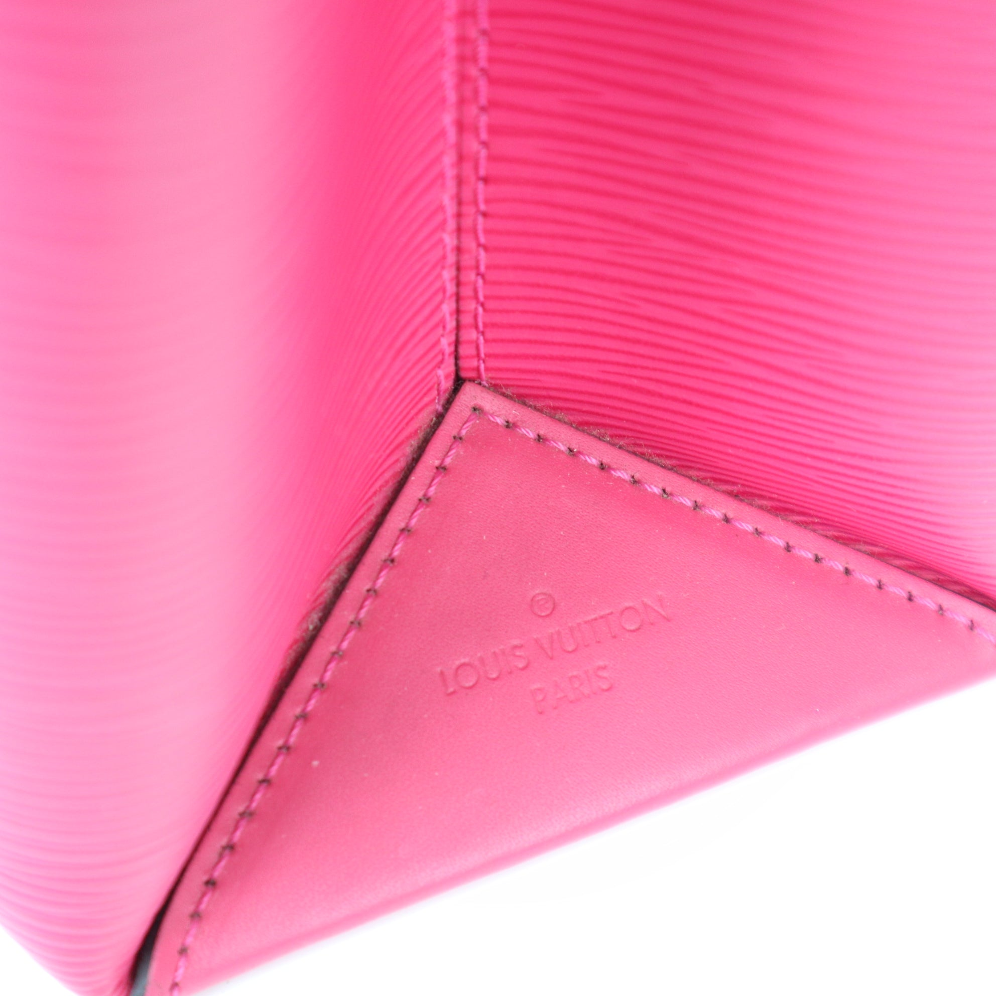 C1214 Louis Vuitton Hot Pink Epi Leather Kleber  PM Bag-Pre Owned