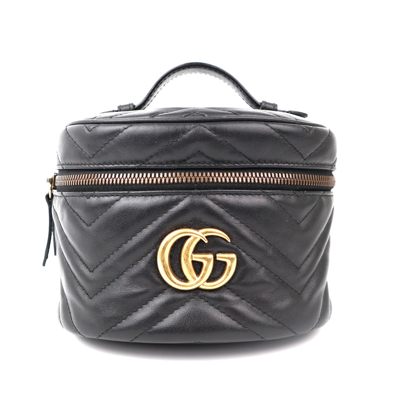 C1215 Gucci  GG Marmont Vanity Matelasse Leather Mini backpack-Pre Owned