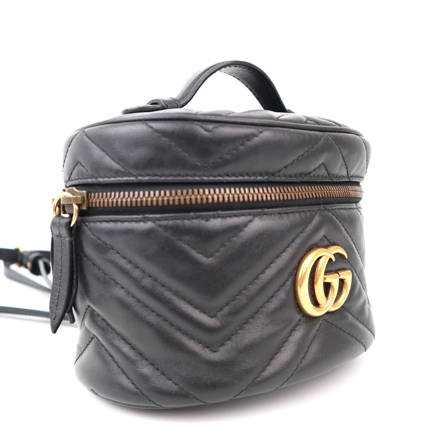 C1215 Gucci  GG Marmont Vanity Matelasse Leather Mini backpack-Pre Owned