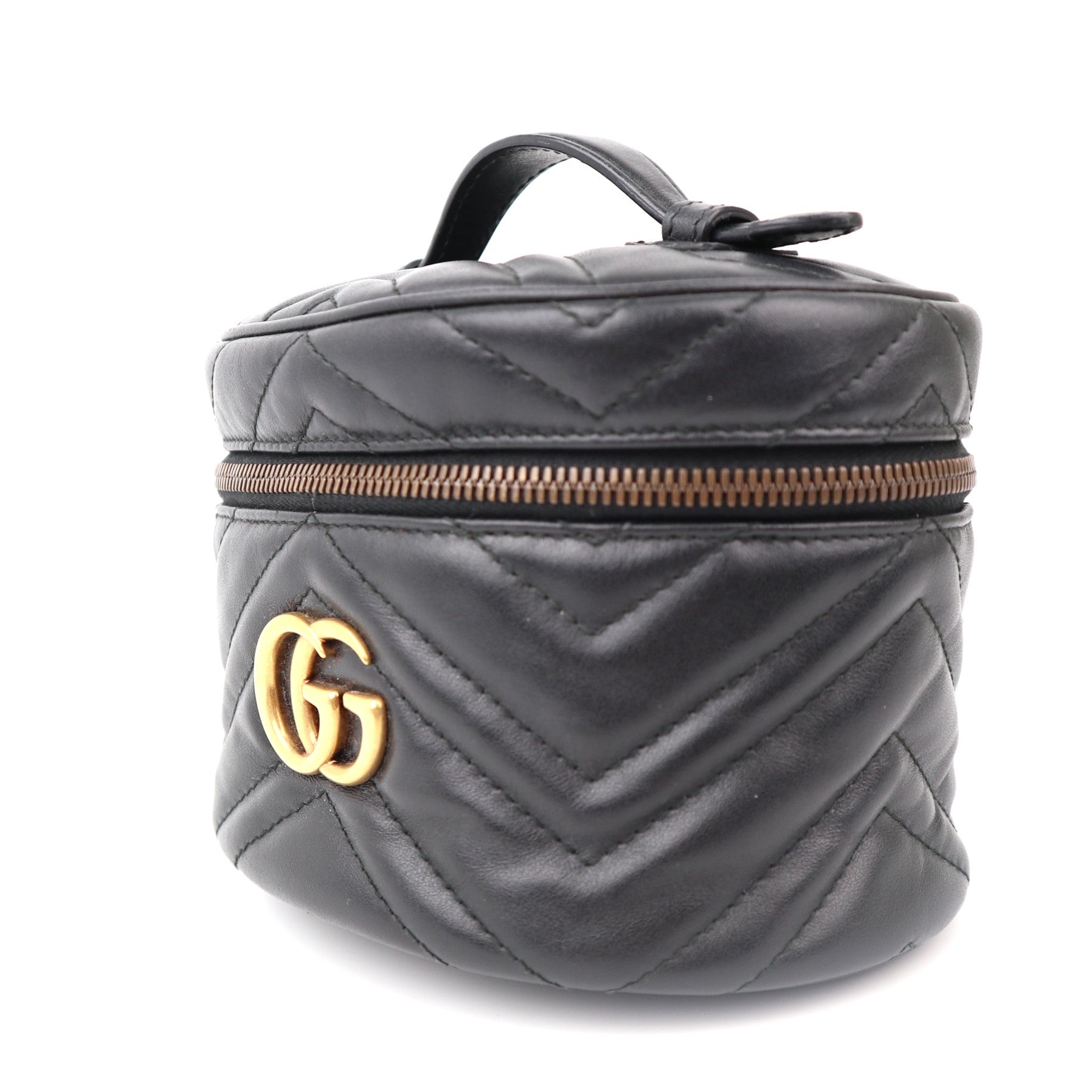 C1215 Gucci  GG Marmont Vanity Matelasse Leather Mini backpack-Pre Owned