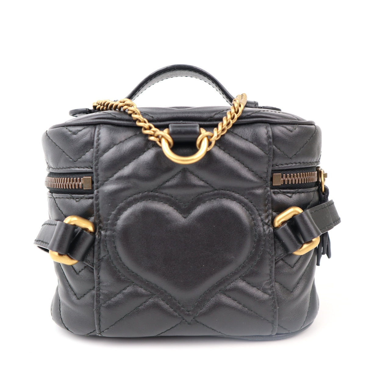 C1215 Gucci  GG Marmont Vanity Matelasse Leather Mini backpack-Pre Owned