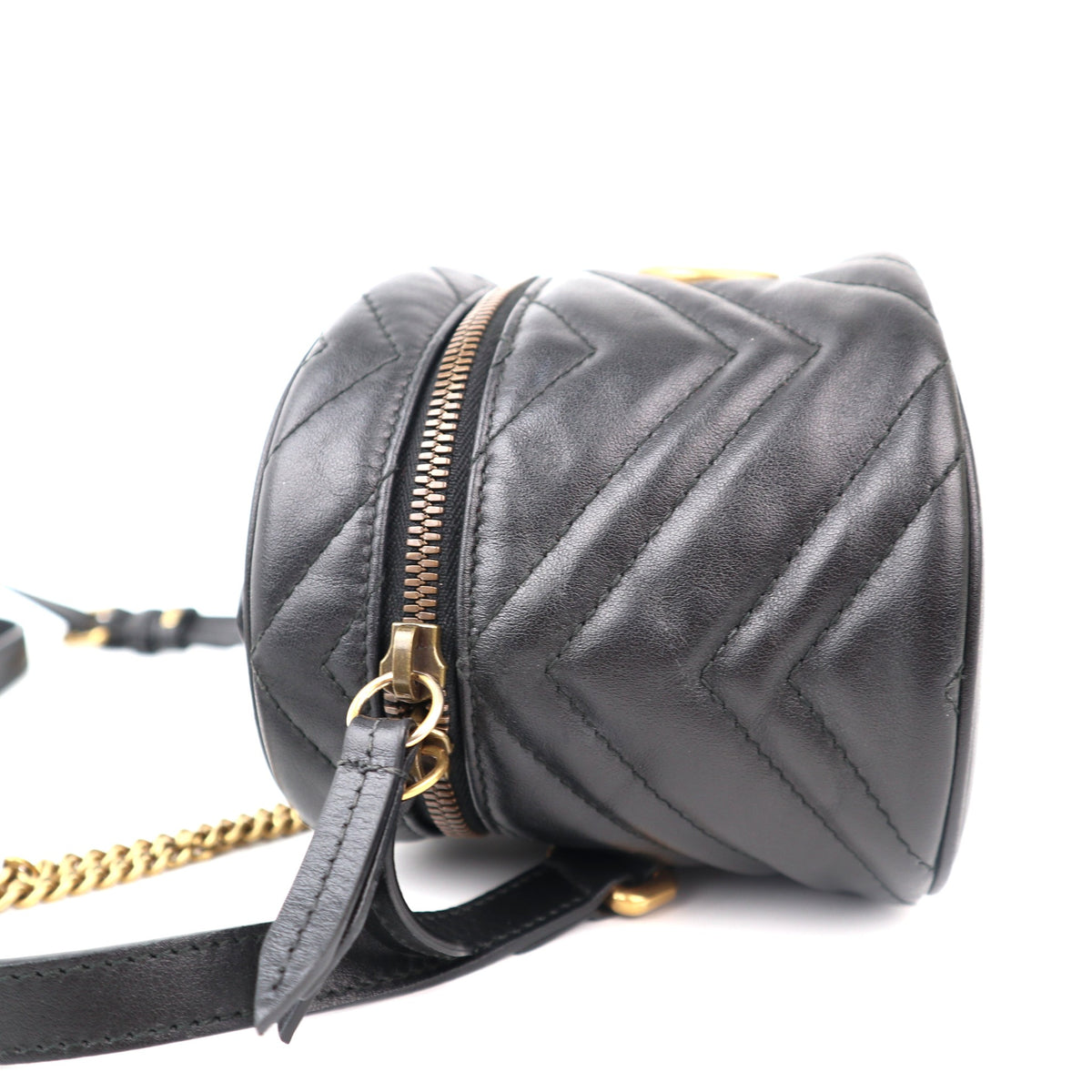 C1215 Gucci  GG Marmont Vanity Matelasse Leather Mini backpack-Pre Owned