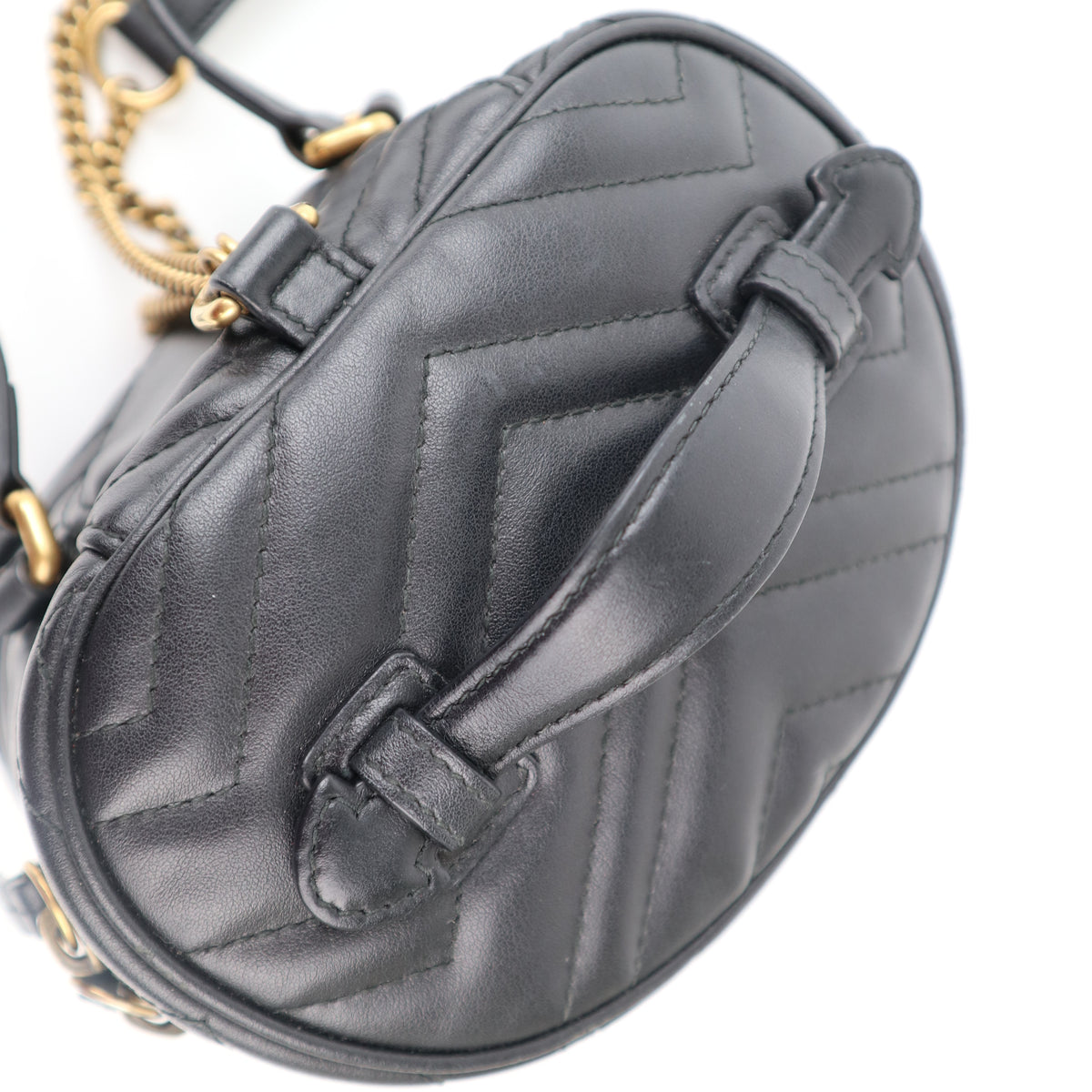 C1215 Gucci  GG Marmont Vanity Matelasse Leather Mini backpack-Pre Owned