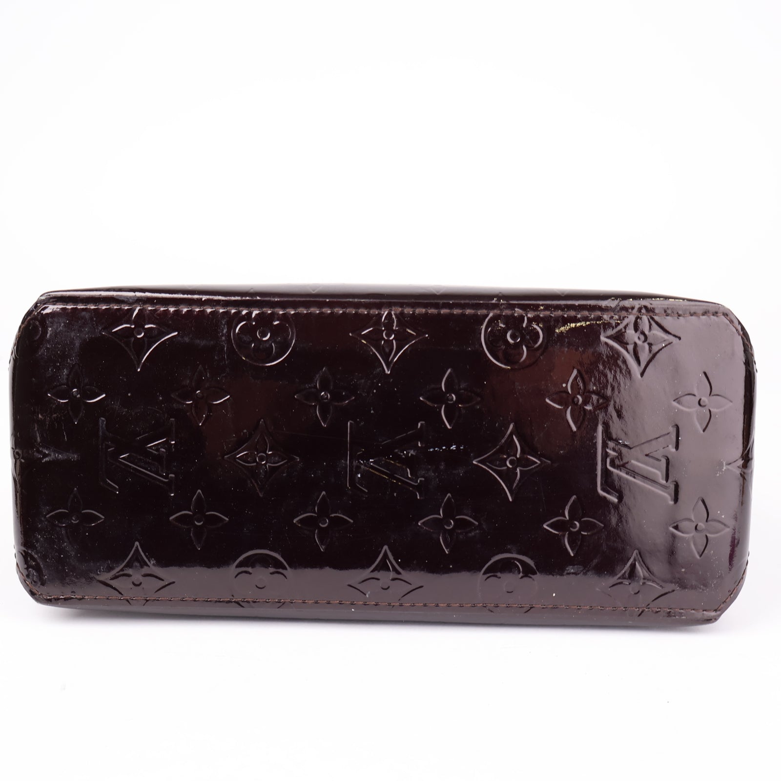 J1136 Louis Vuitton Purple Vernis Reade PM Brown Light brown- Pre Owned