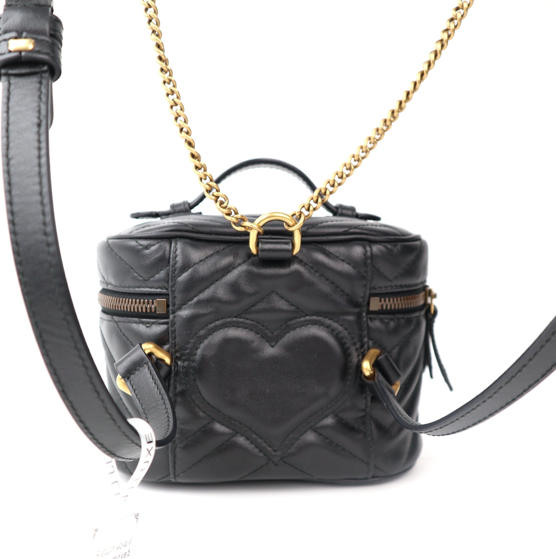 C1215 Gucci  GG Marmont Vanity Matelasse Leather Mini backpack-Pre Owned