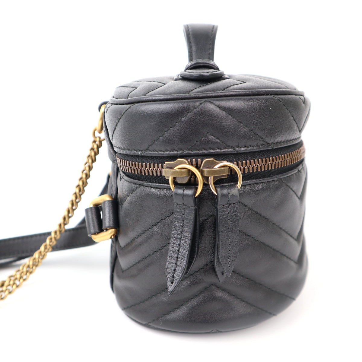 C1215 Gucci  GG Marmont Vanity Matelasse Leather Mini backpack-Pre Owned