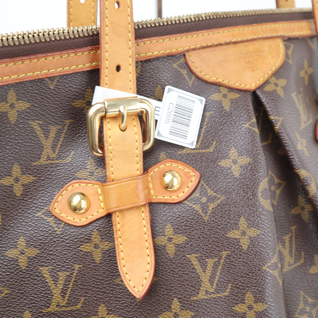 C2695 Louis Vuitton Shoulder Bag Monogram Palermo GM | Pre-Owned Very Good Brown Monogram Canvas