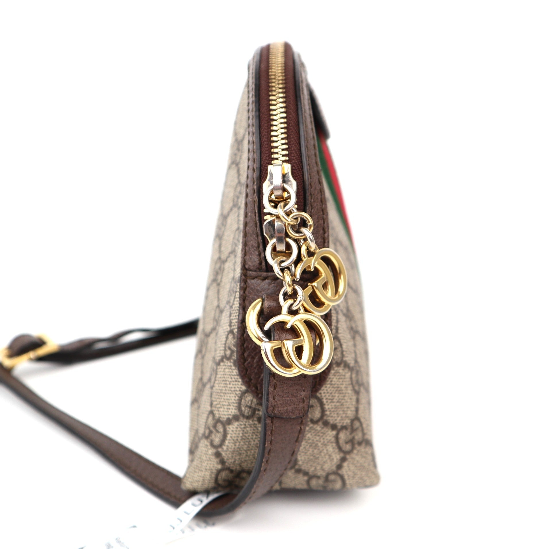 C1216 Gucci GG Supreme Ophidia Small Rounded Top Shoulder Bag-Pre Owned