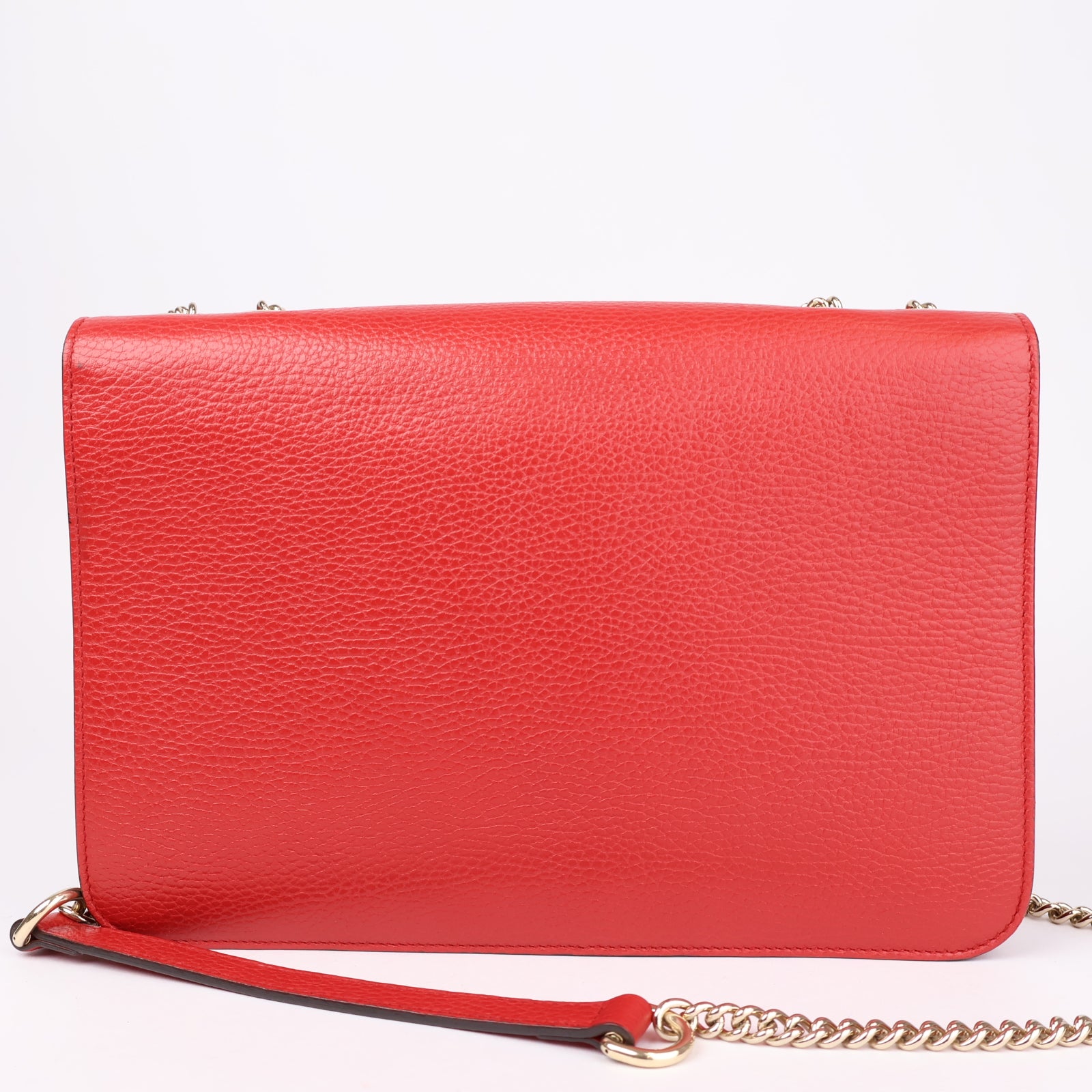 J1130 Gucci Dollar Calfskin Interlocking G Shoulder Bag- Pre Owned
