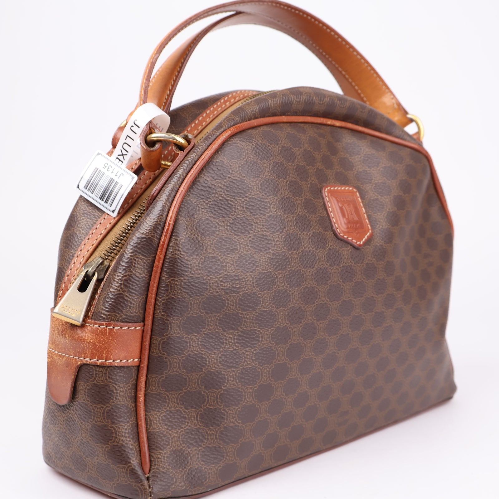 J1135 Celine Macadam Top Handle Bag- Pre Owned