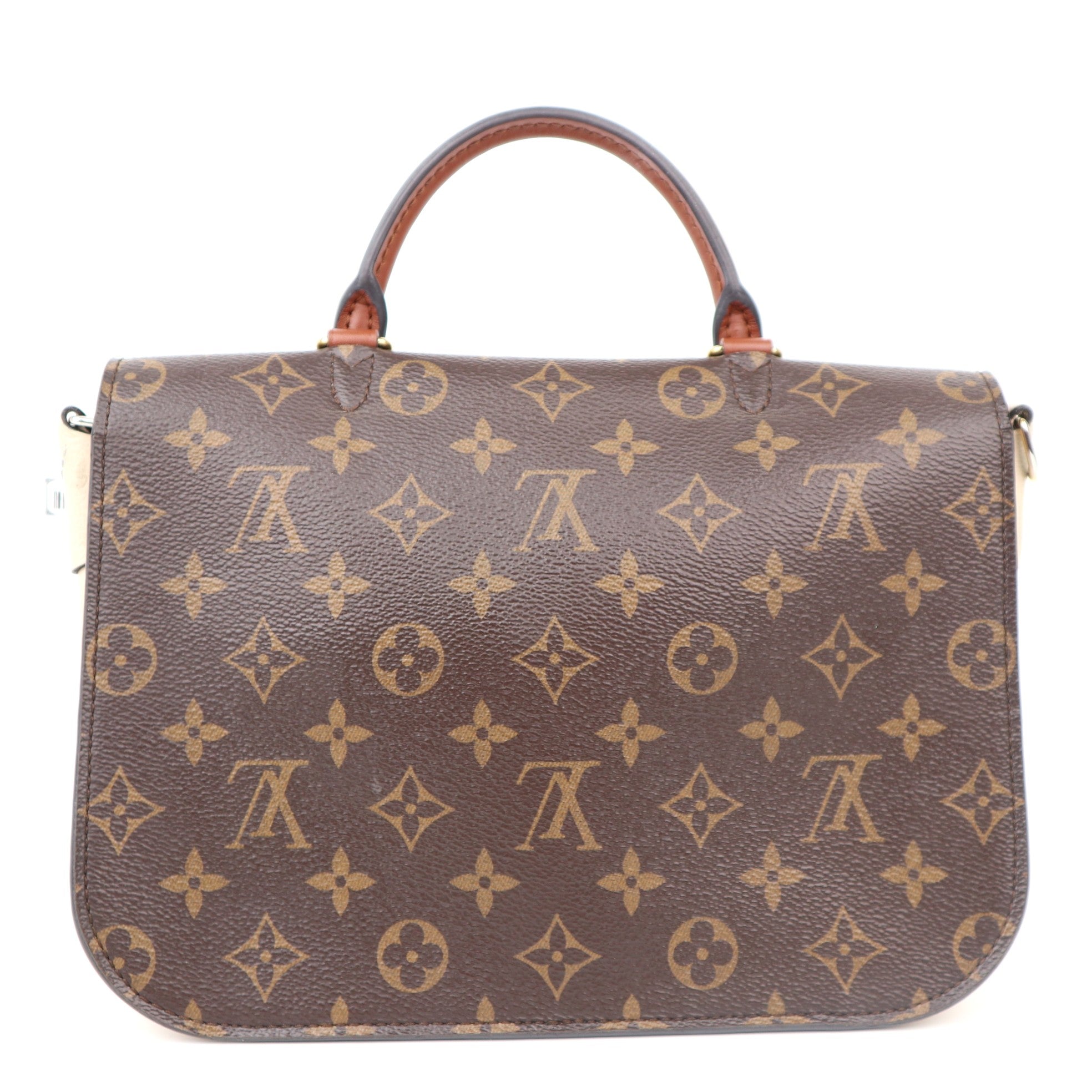 C1217 Louis Vuitton Creme Monogram Canvas and Leather Vaugirard Bag-Pre Owned
