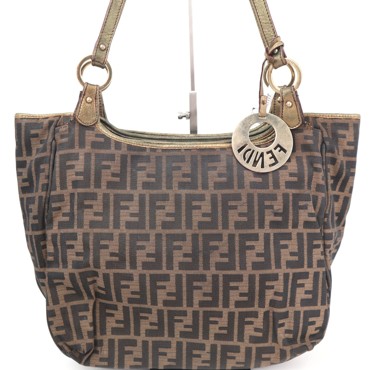 C2698 Fendi Tote Bag Zucca Chef | Pre-Owned Very Good Brown Canvas Zucca