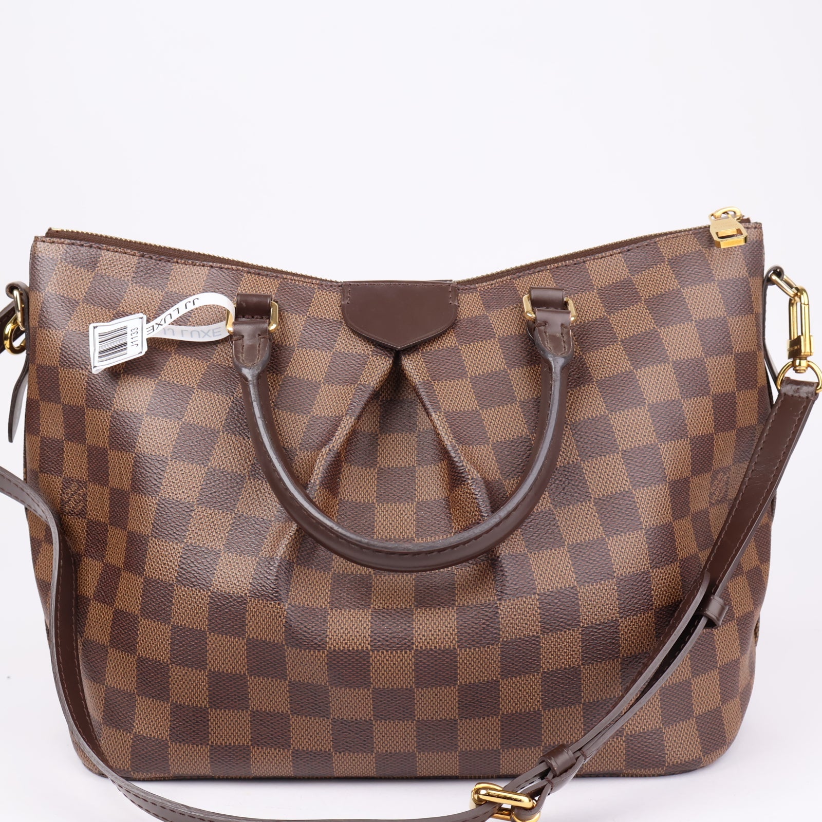J1133 Louis Vuitton Damier Canvas Sienna MM Bag- Pre Owned
