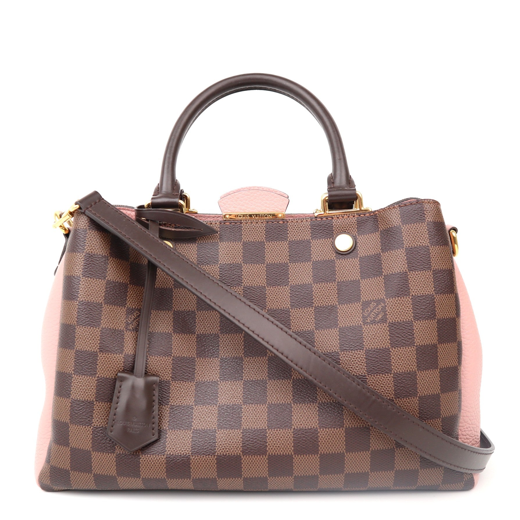 C1218 Louis Vuitton Magnolia Damier Canvas Brittany Bag-Pre Owned